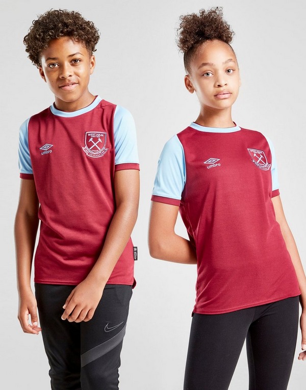 Umbro West Ham United Fc 2020 21 Home Trikot Kinder Braun Jd Sports