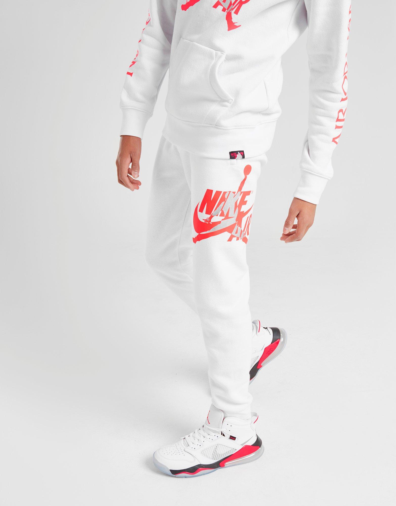 jordan white joggers