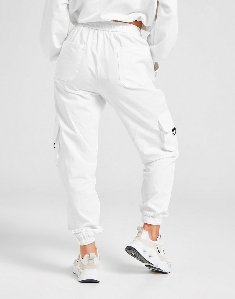 jean cargo blanc femme