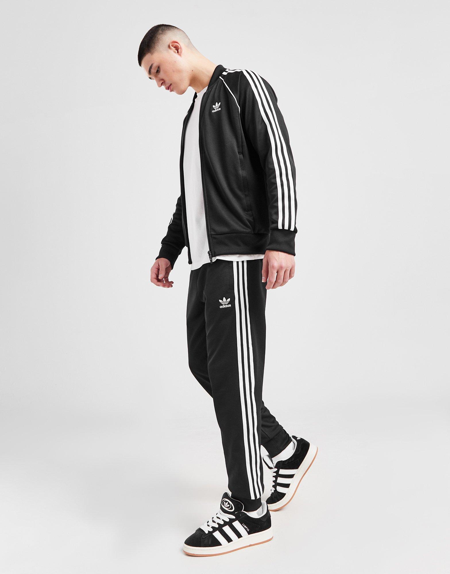 adidas Originals Pantalon de Survêtement 3 Bandes Homme Noir- JD