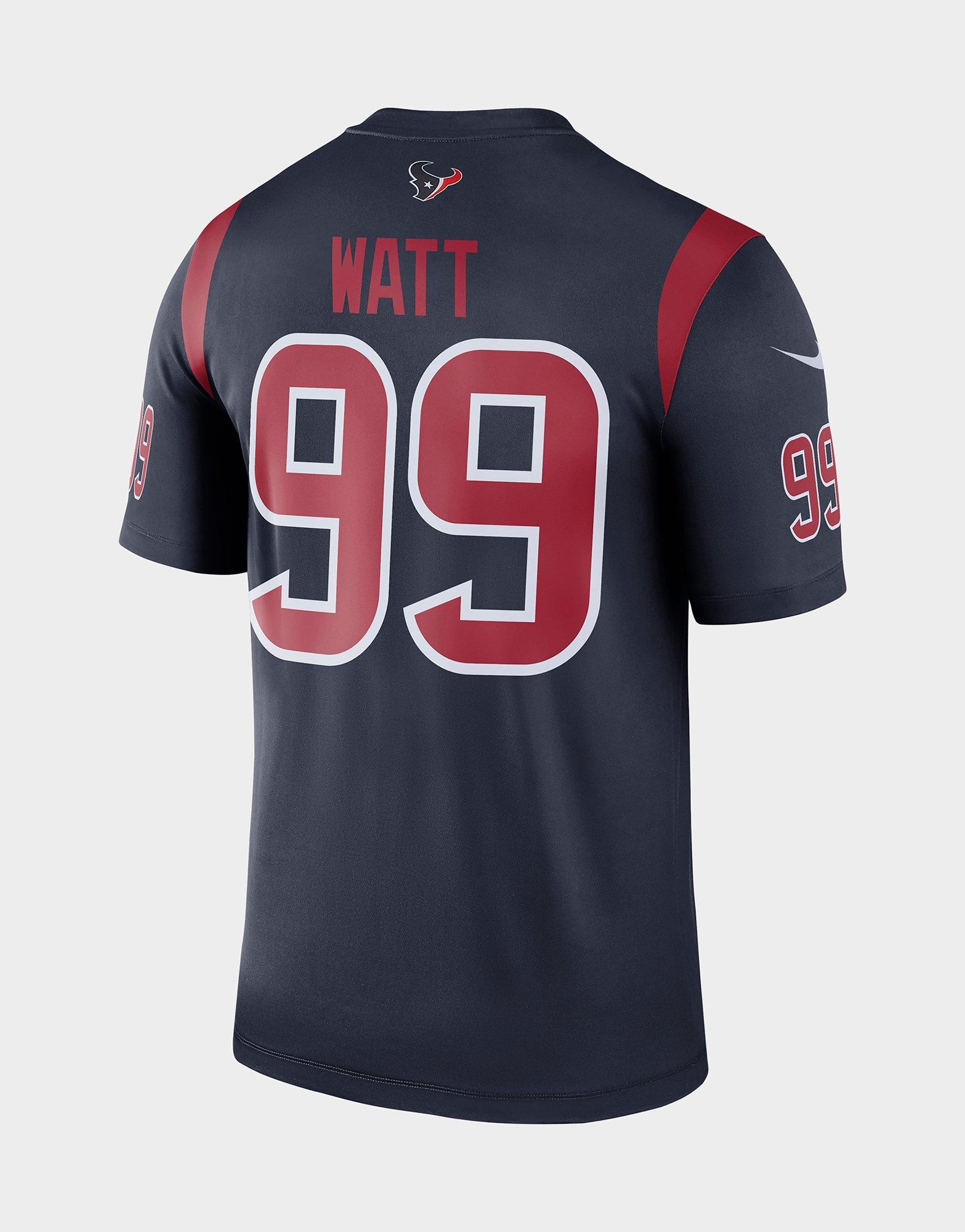 JJ Watt #99 Houston Texans NFL Red Jersey Youth L Large 14-16 Team Apparel