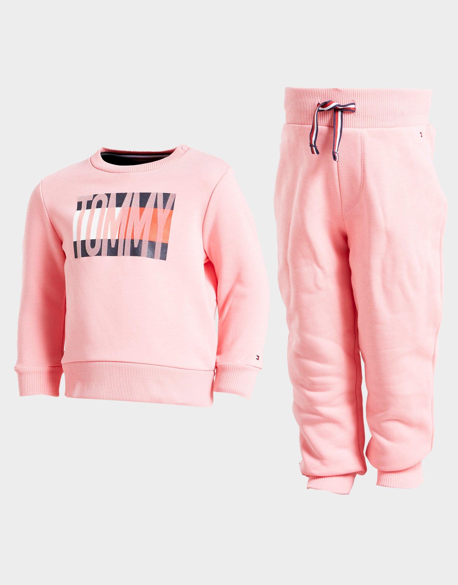 tommy hilfiger pink tracksuit