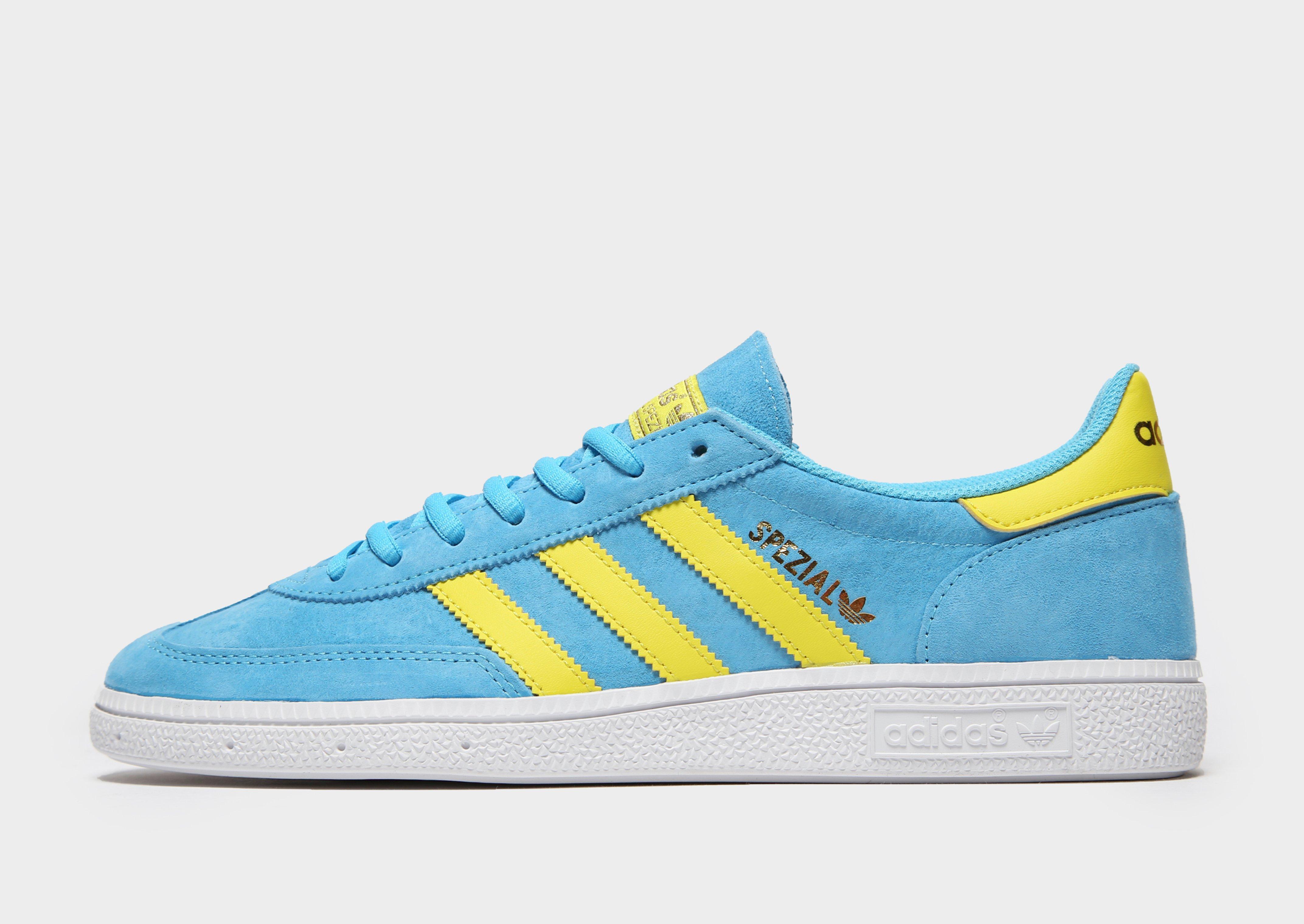 adidas spezial yellow and blue