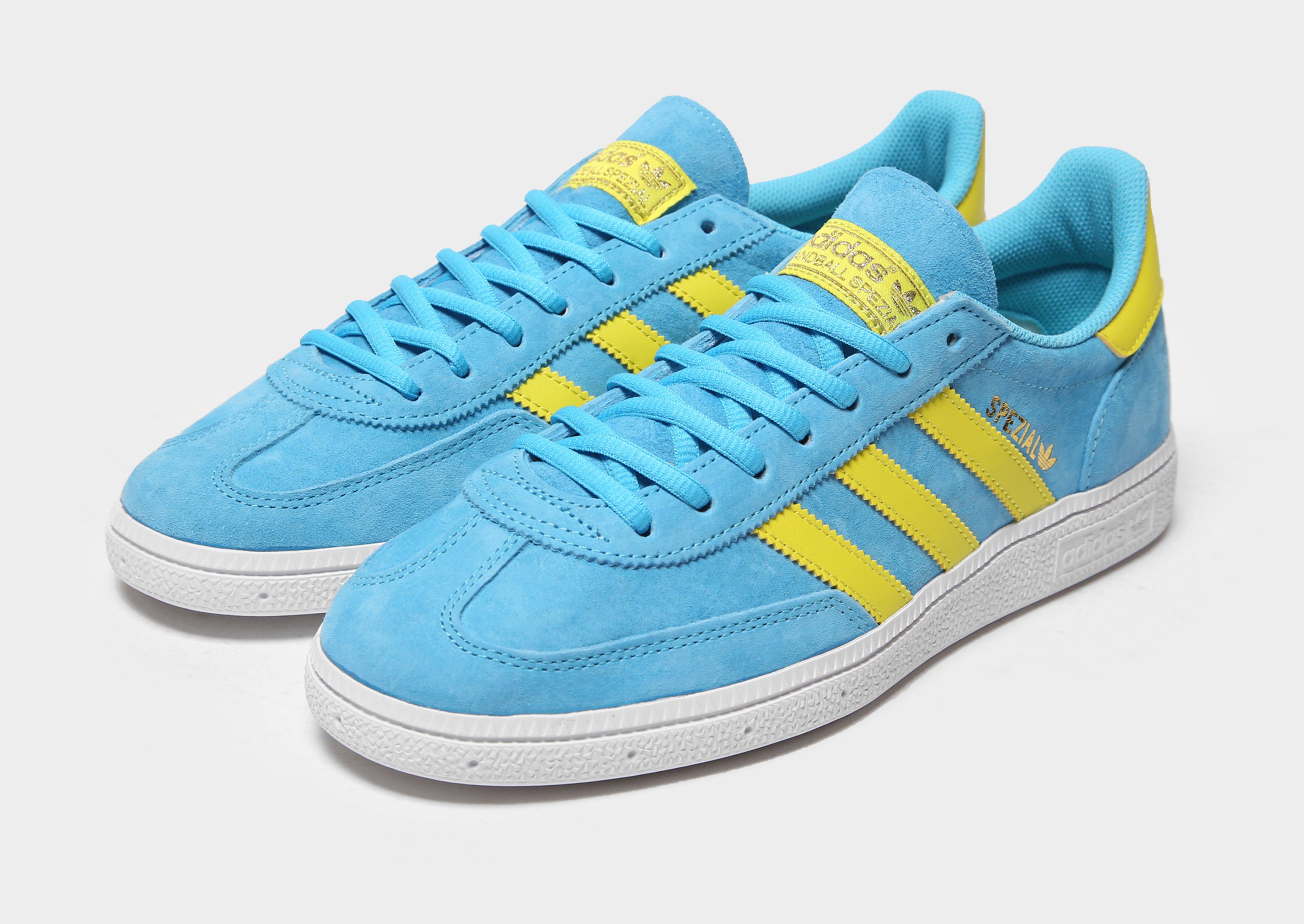 adidas spezial blue and yellow