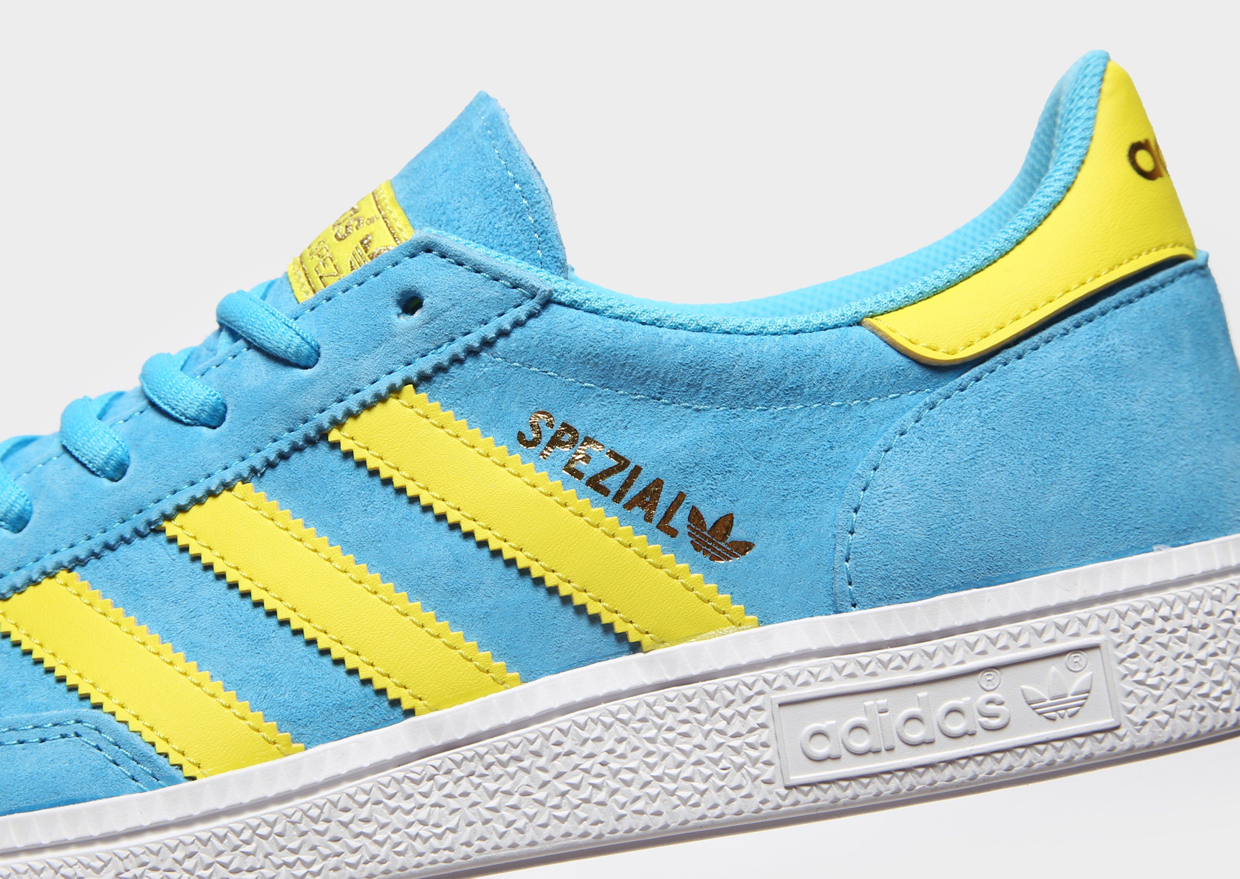 adidas spezial yellow blue