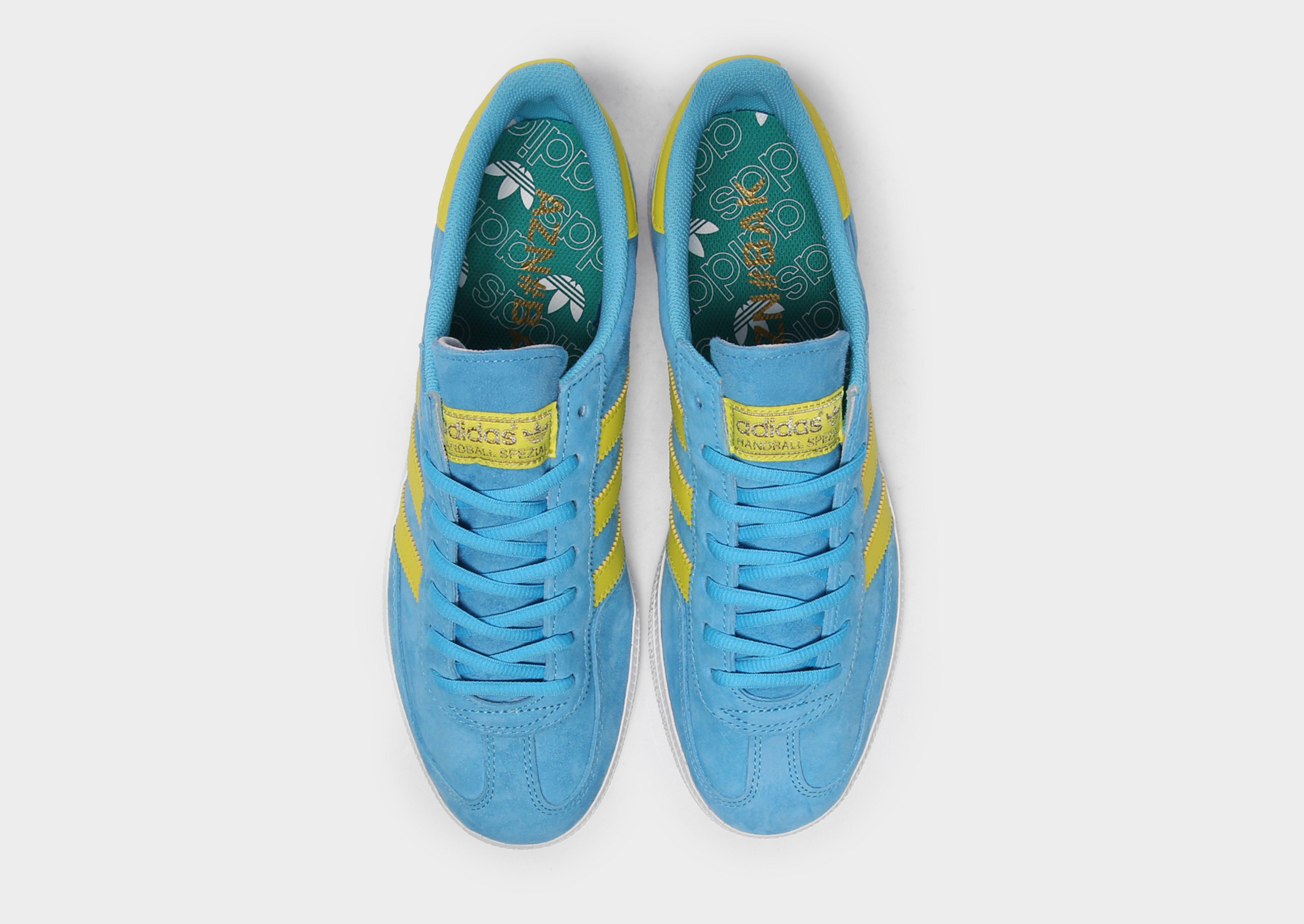 adidas spezial yellow and blue