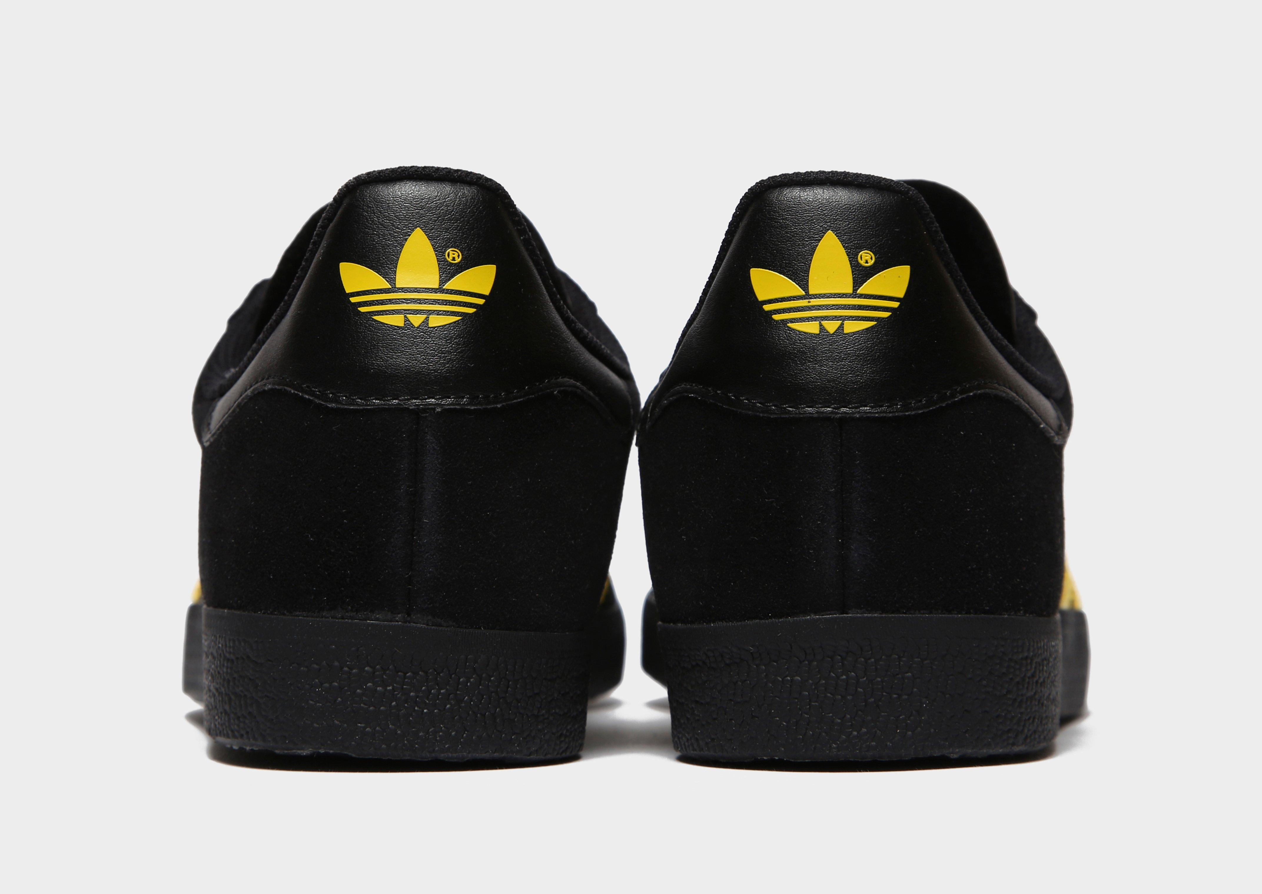 leather black gazelles