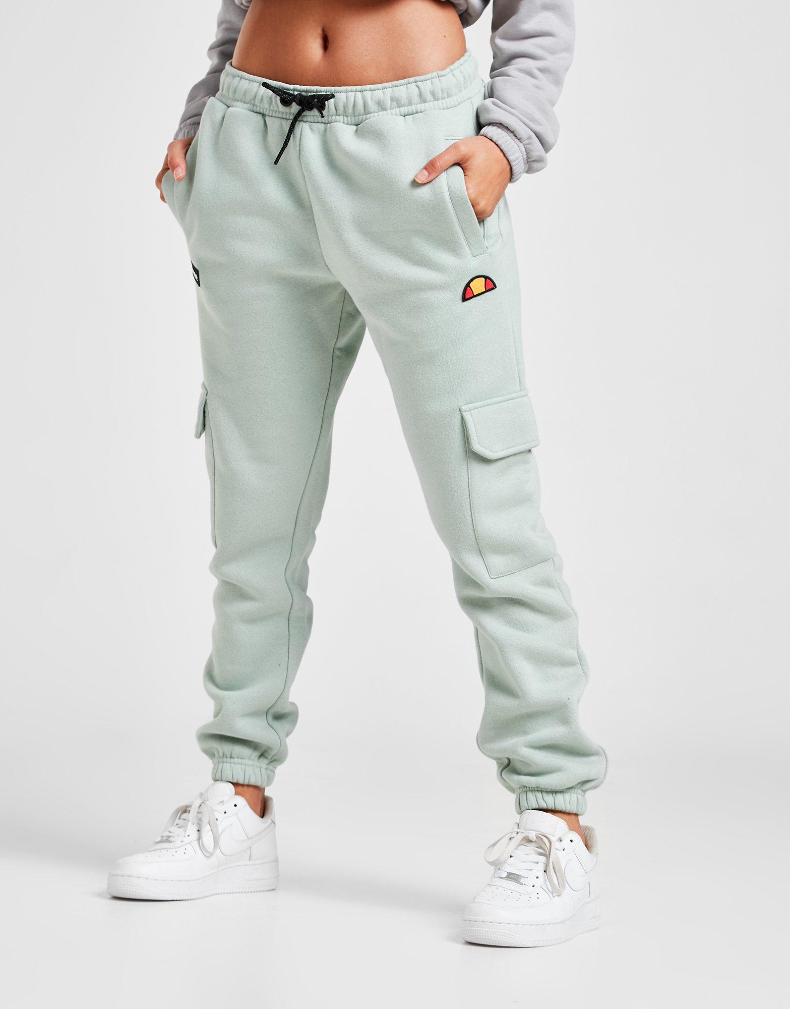 ellesse cargo fleece joggers womens