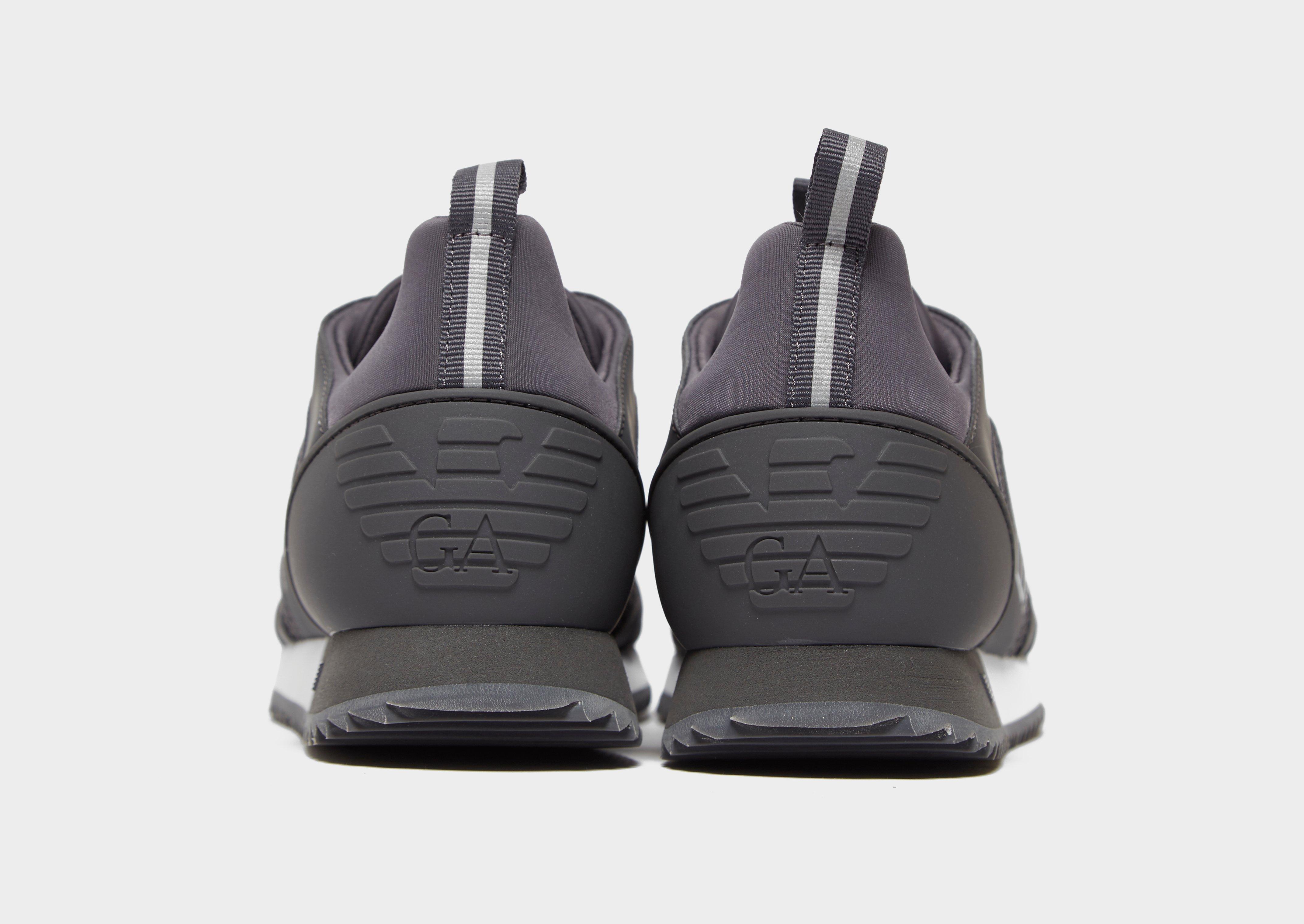 ea7 mesh run grey