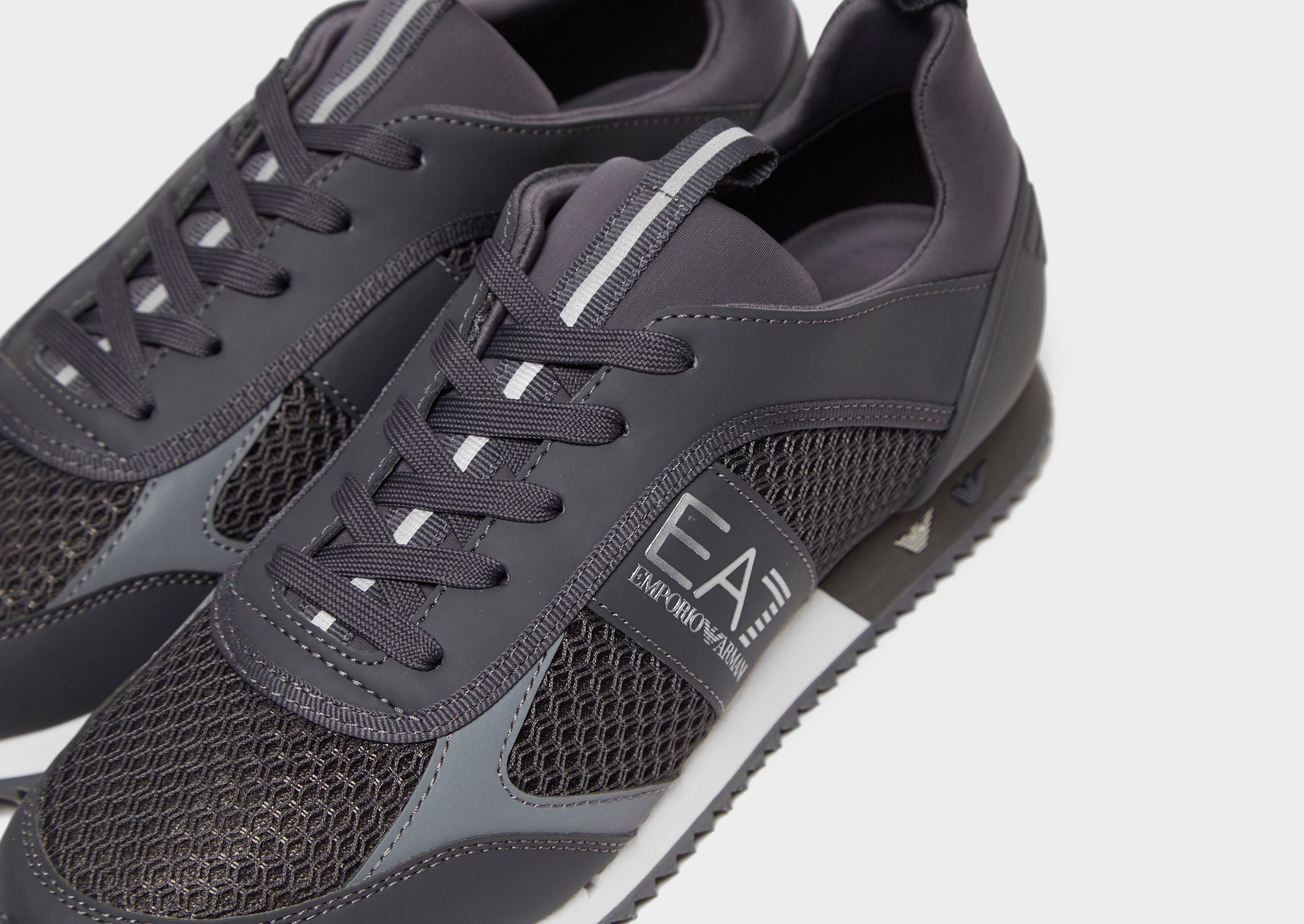 ea7 mesh run grey