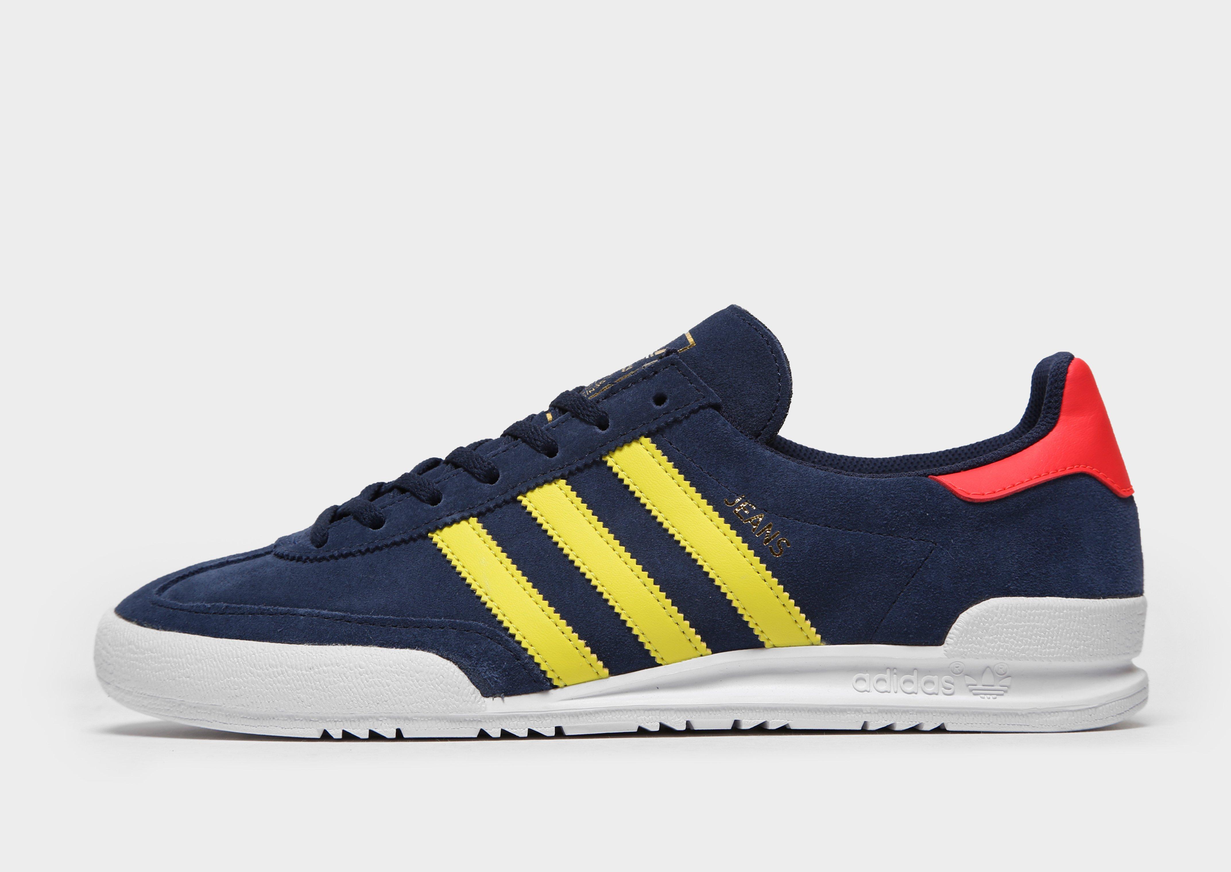 adidas originals blue and yellow