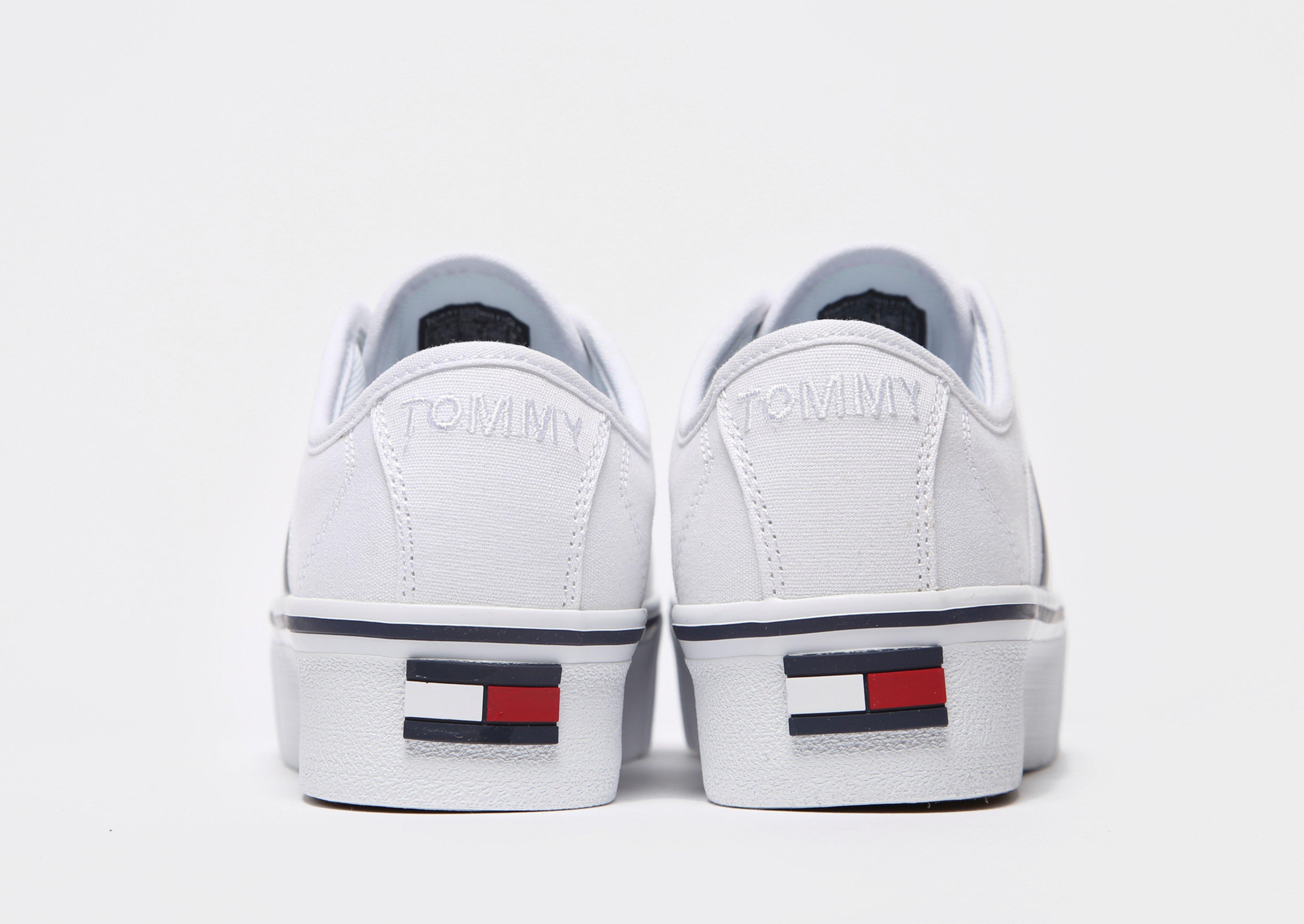 tommy jeans flag flatform trainers