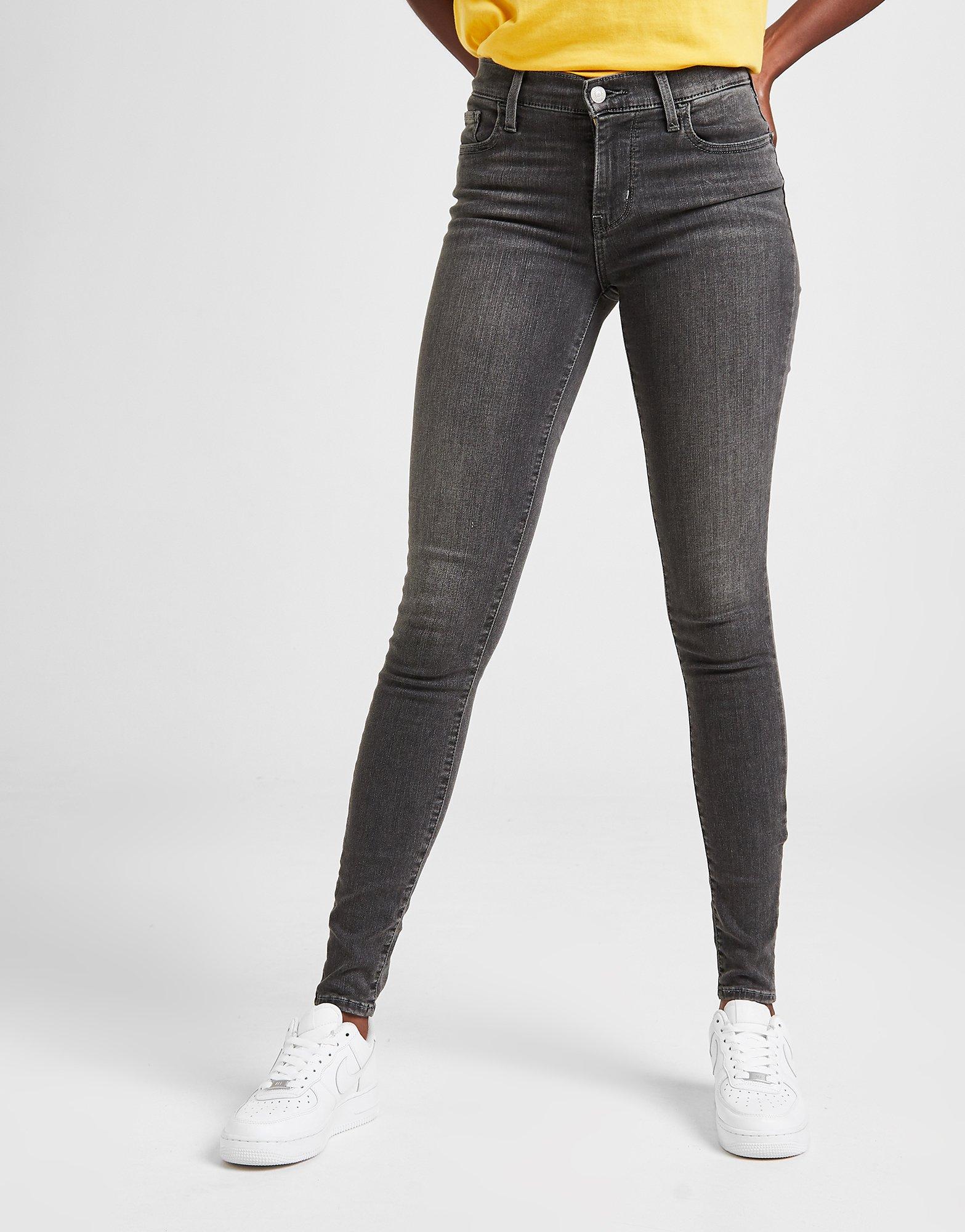 Zwart Levis 710 Super Skinny Jeans 