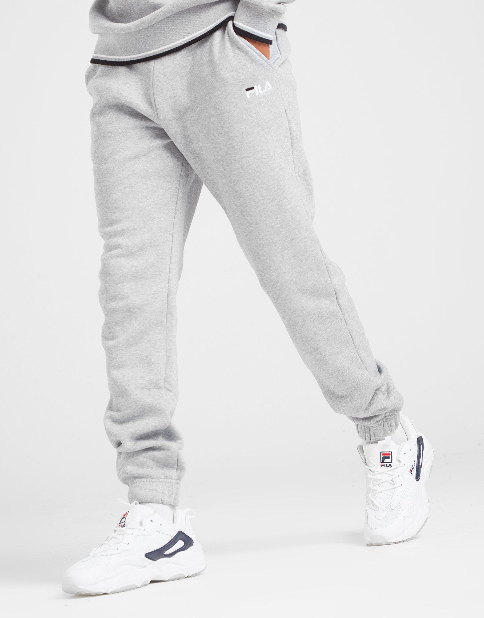 grey fila joggers