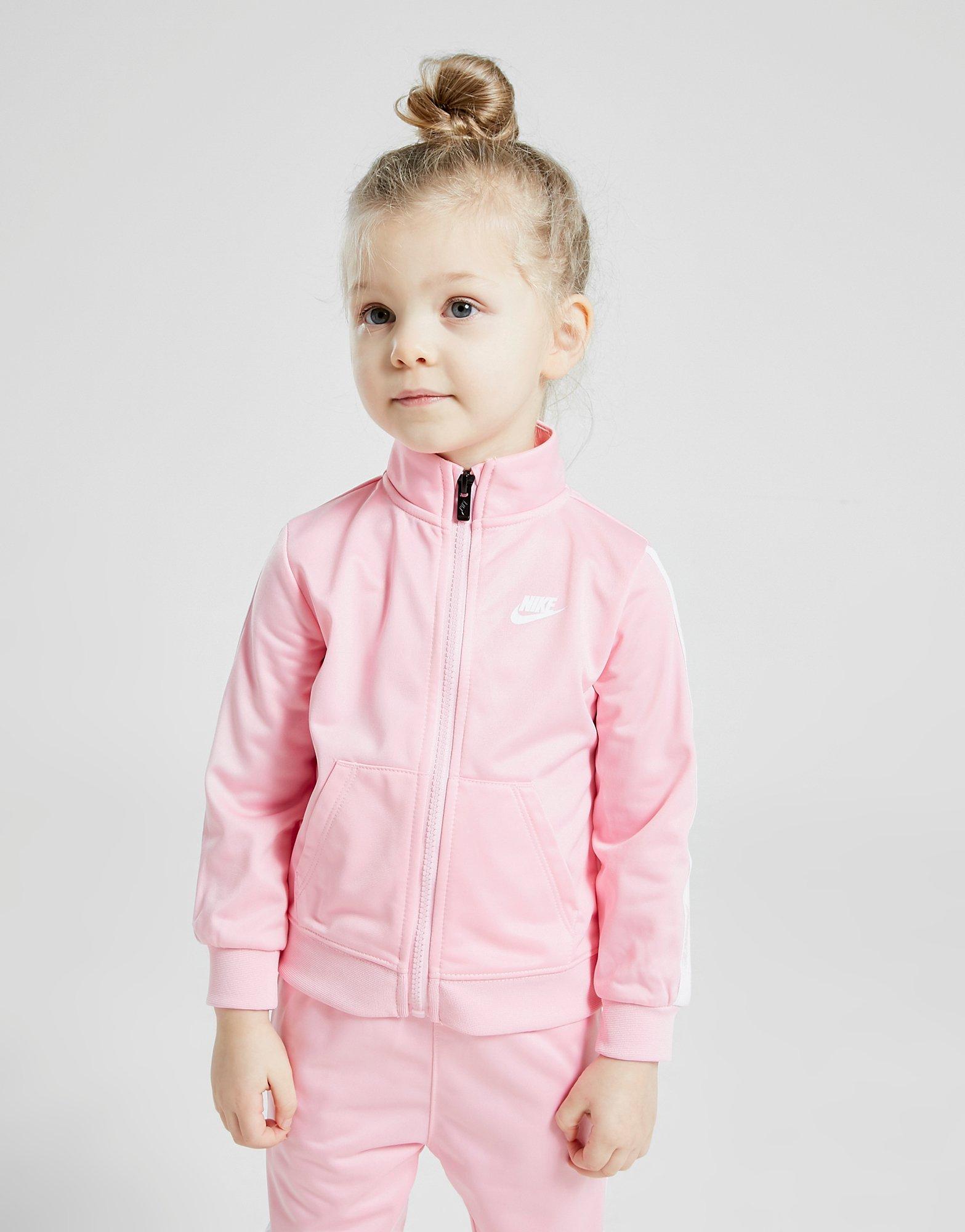 baby girl pink nike tracksuit