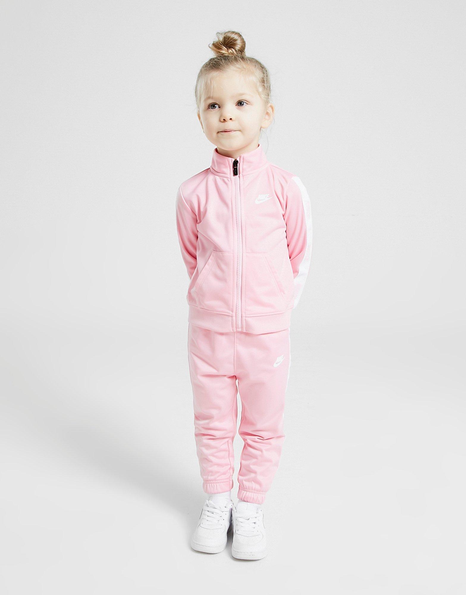 nike tricot tracksuit pink