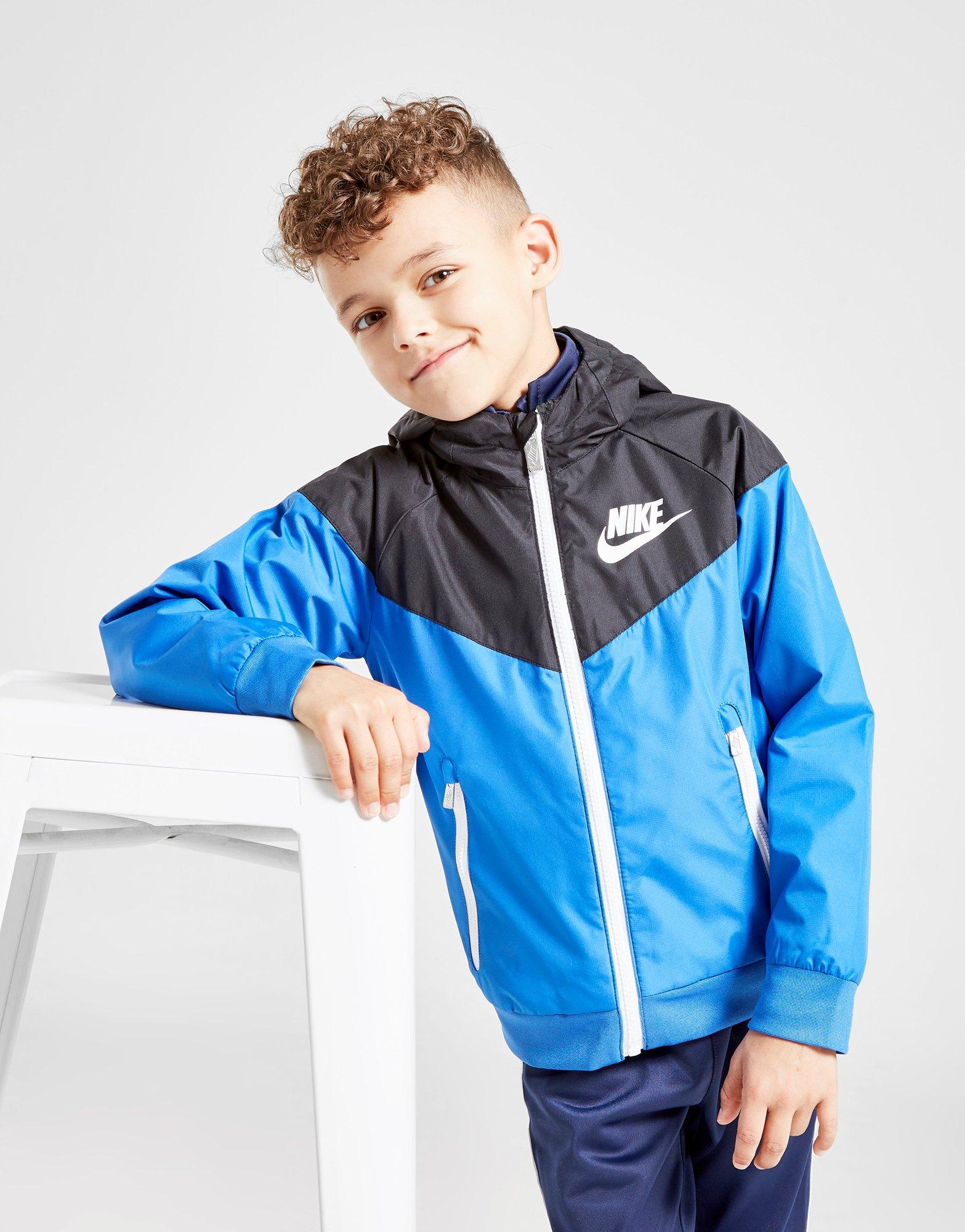 giacca nike bambino blu