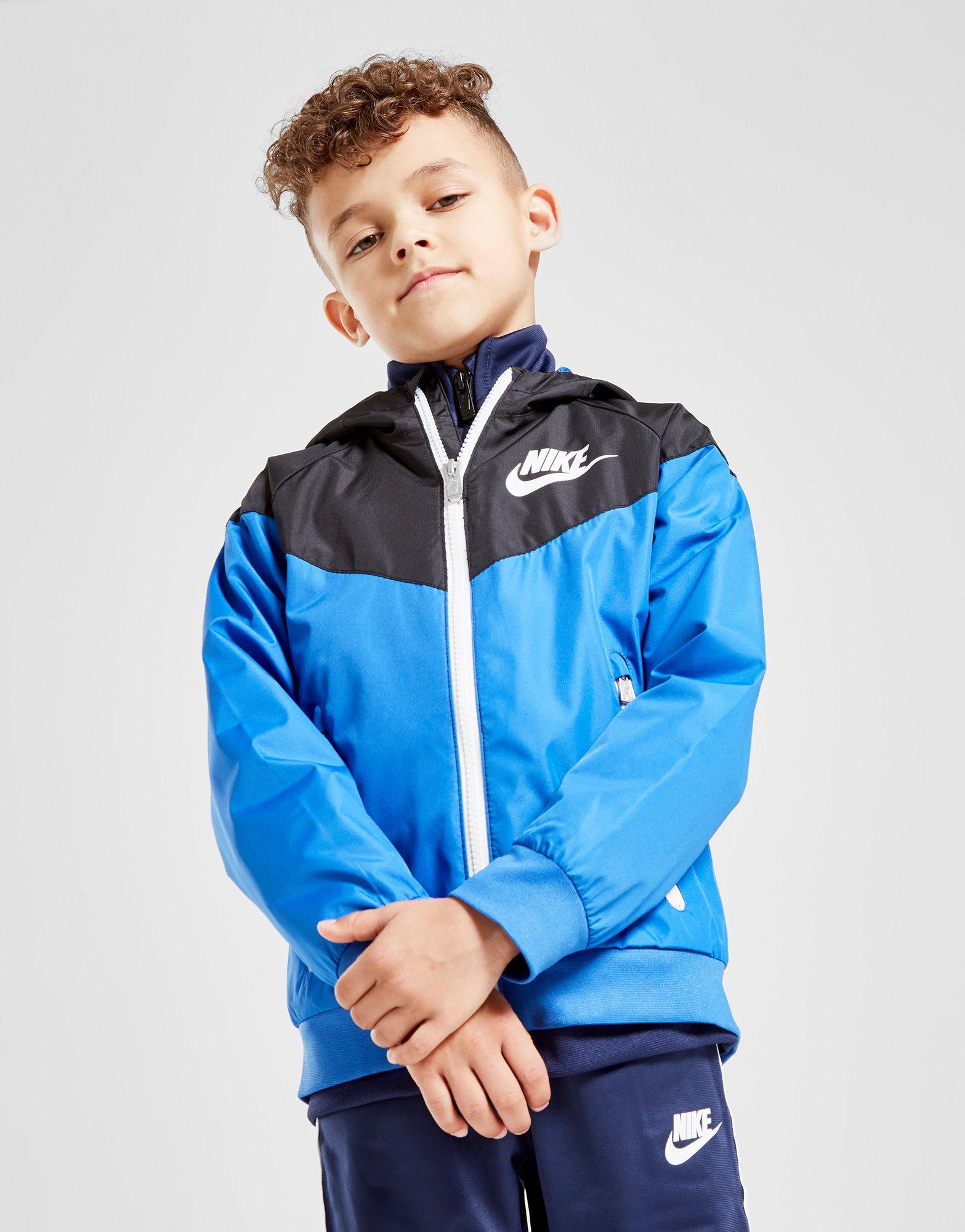 giacca nike bambino blu