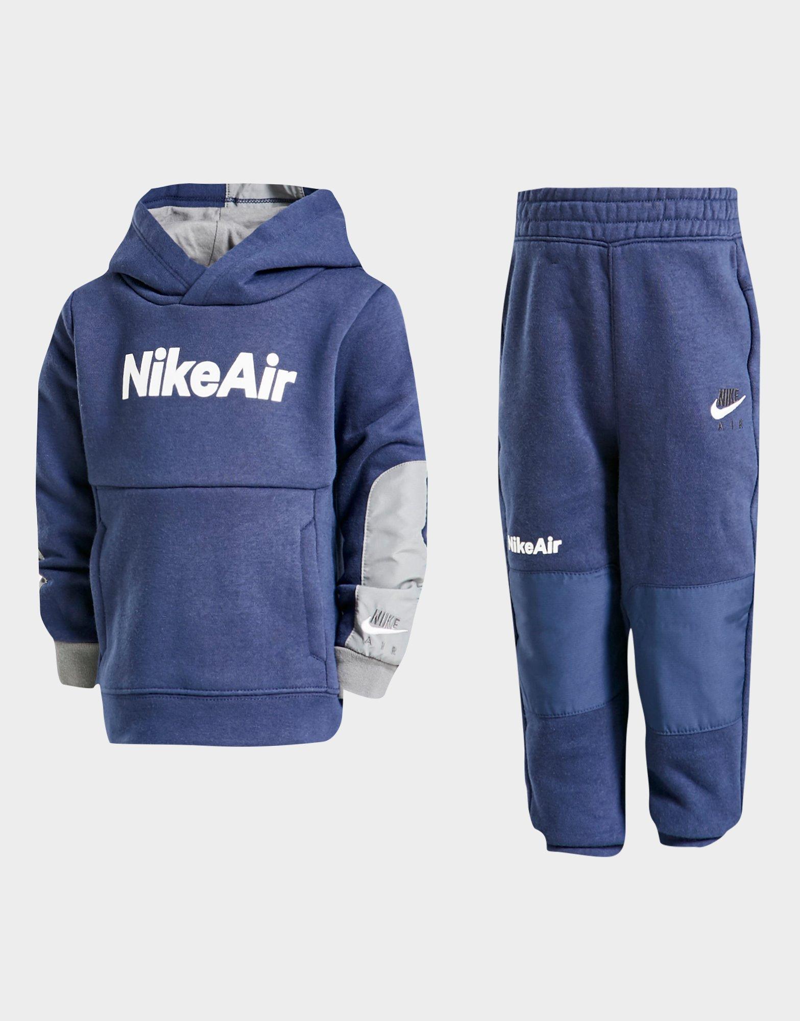 blue nike air tracksuit