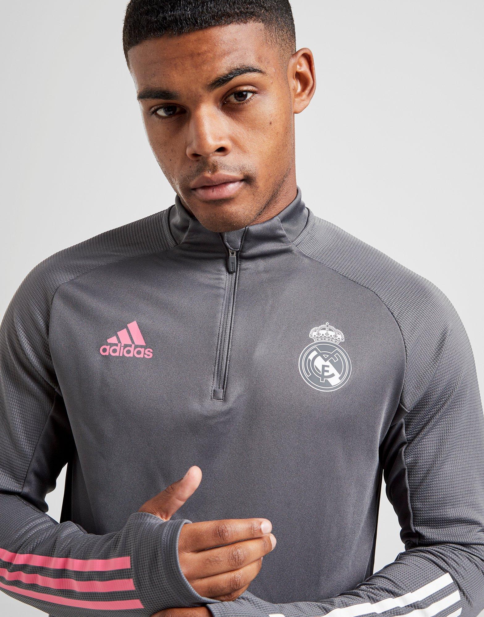 real madrid half zip