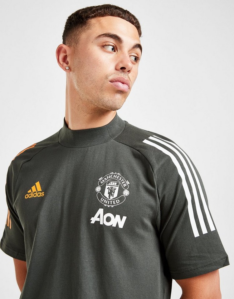 Green adidas Manchester United FC TShirt JD Sports