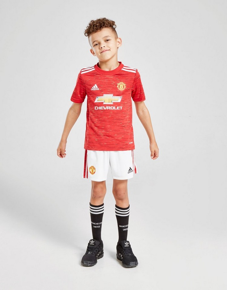 Buy adidas Manchester United FC 2020/21 Home Kit Children ...