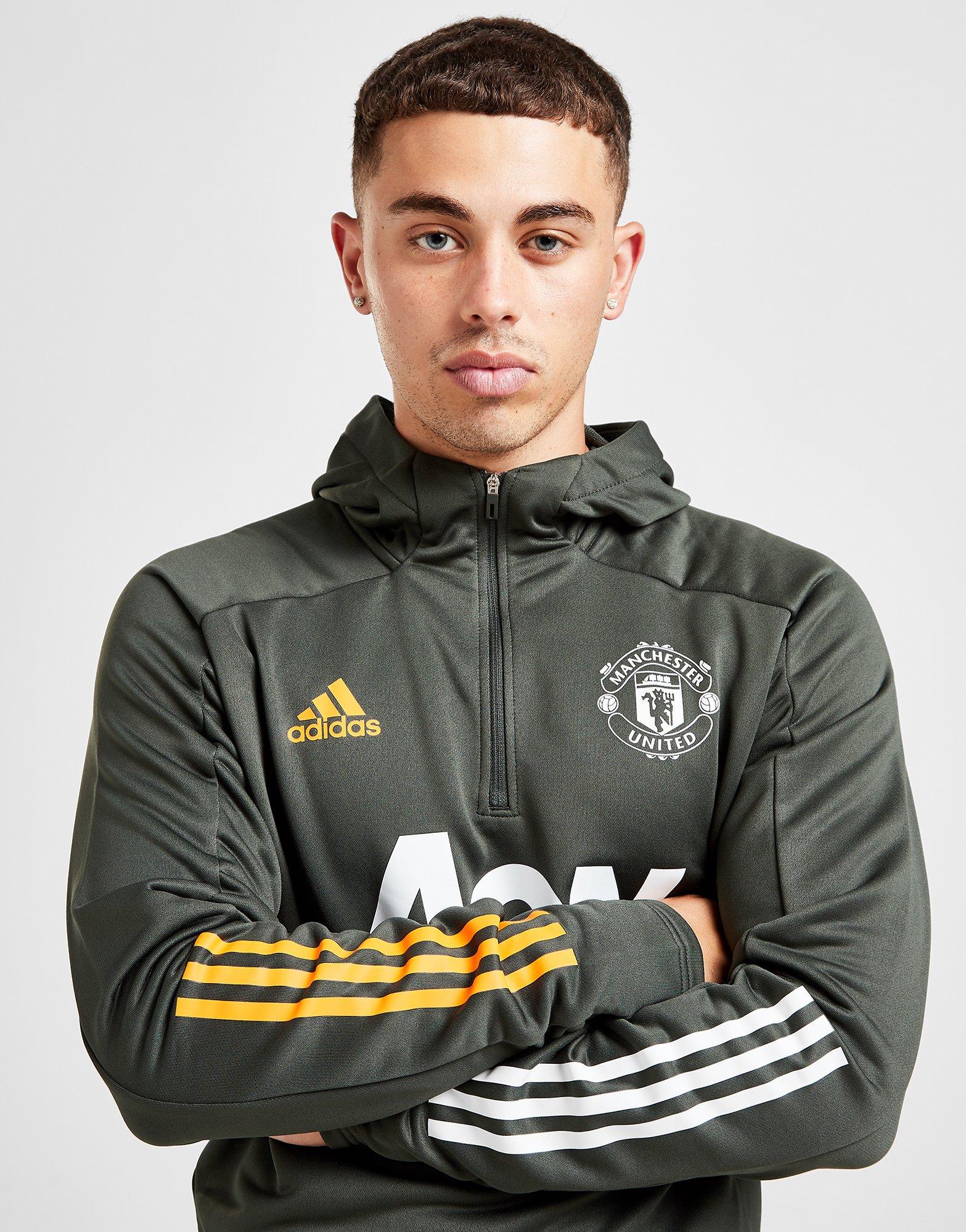 adidas manchester united fc track hoodie