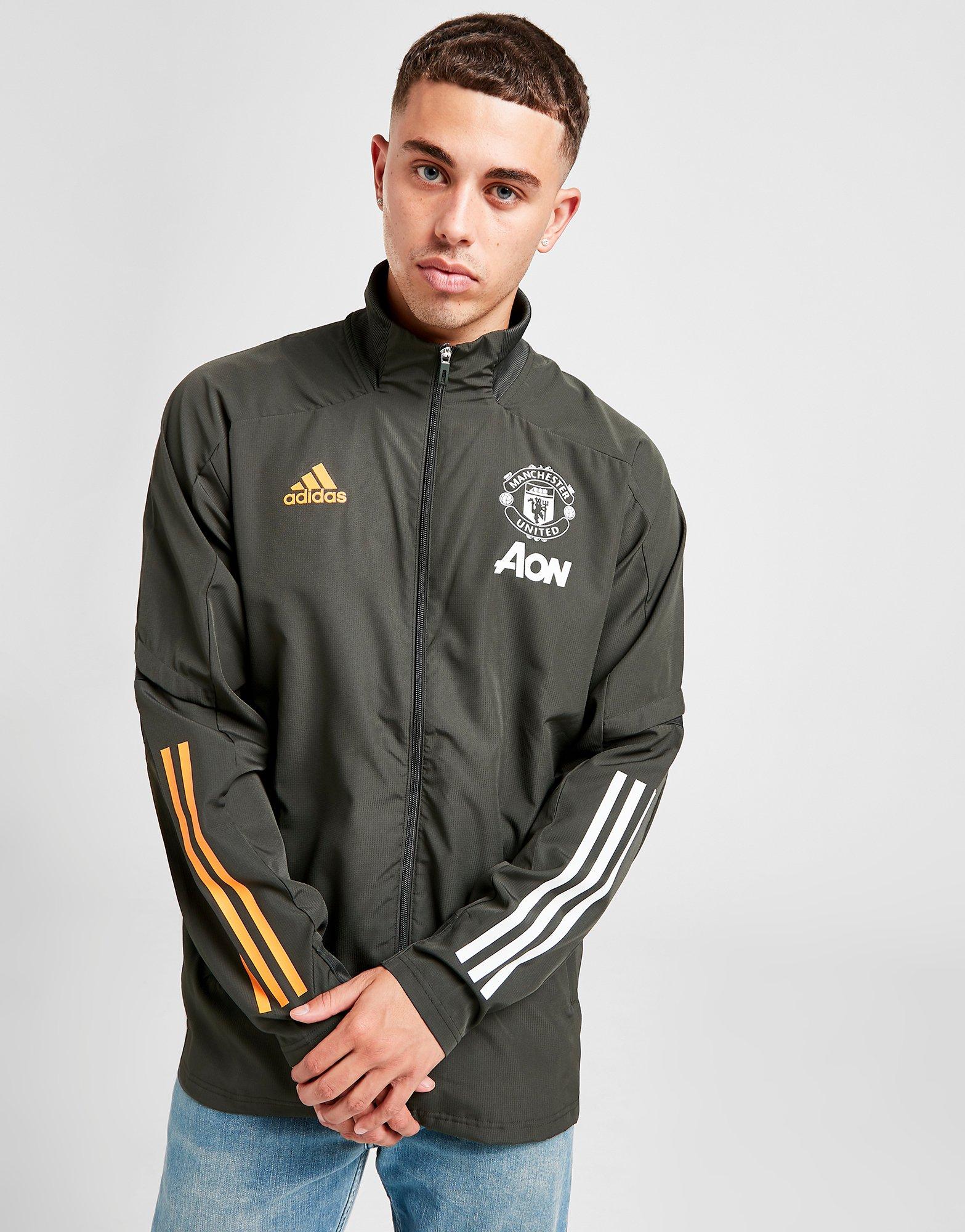 manchester united pre match jacket