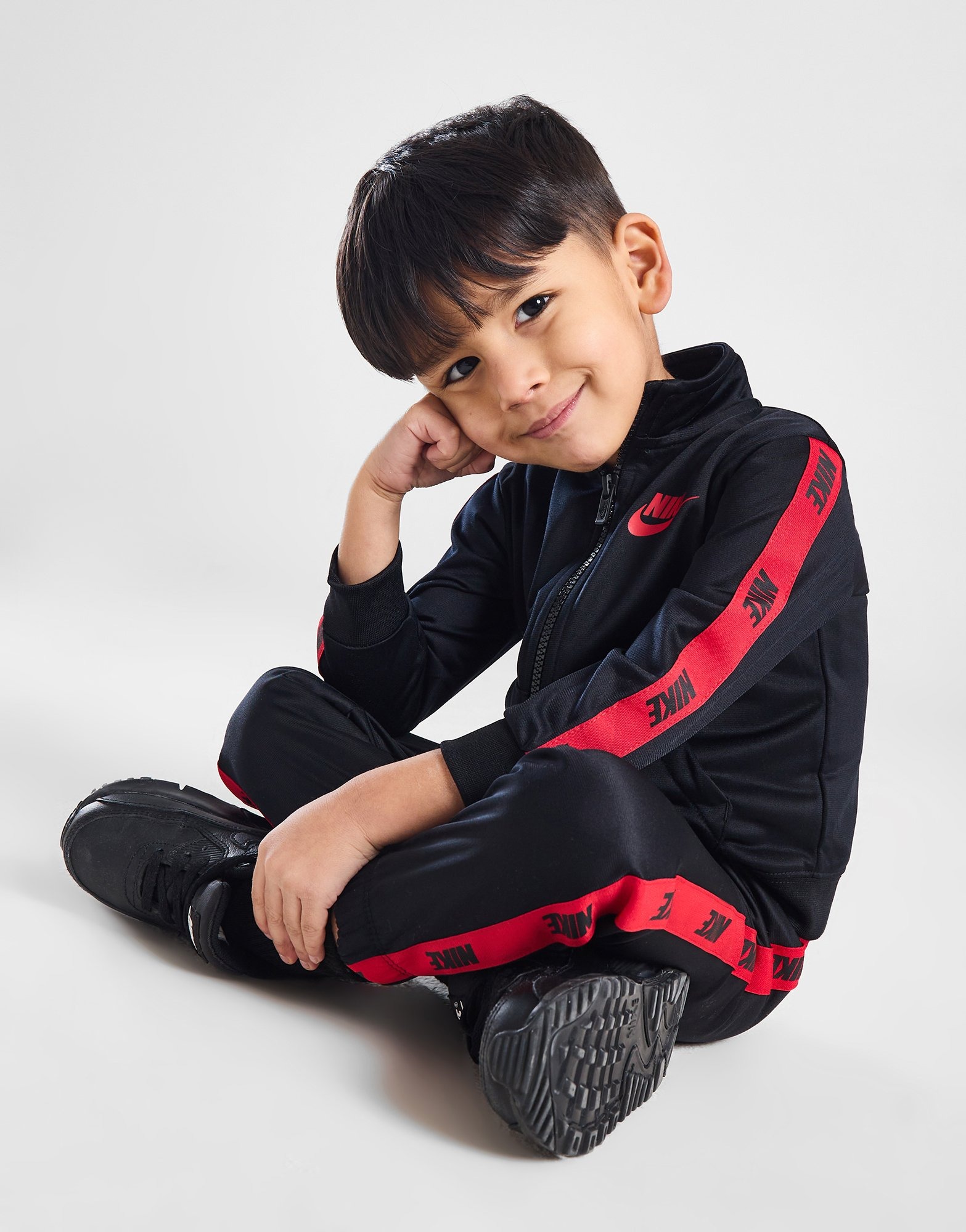 Black Nike Tricot Tracksuit Infant JD Sports