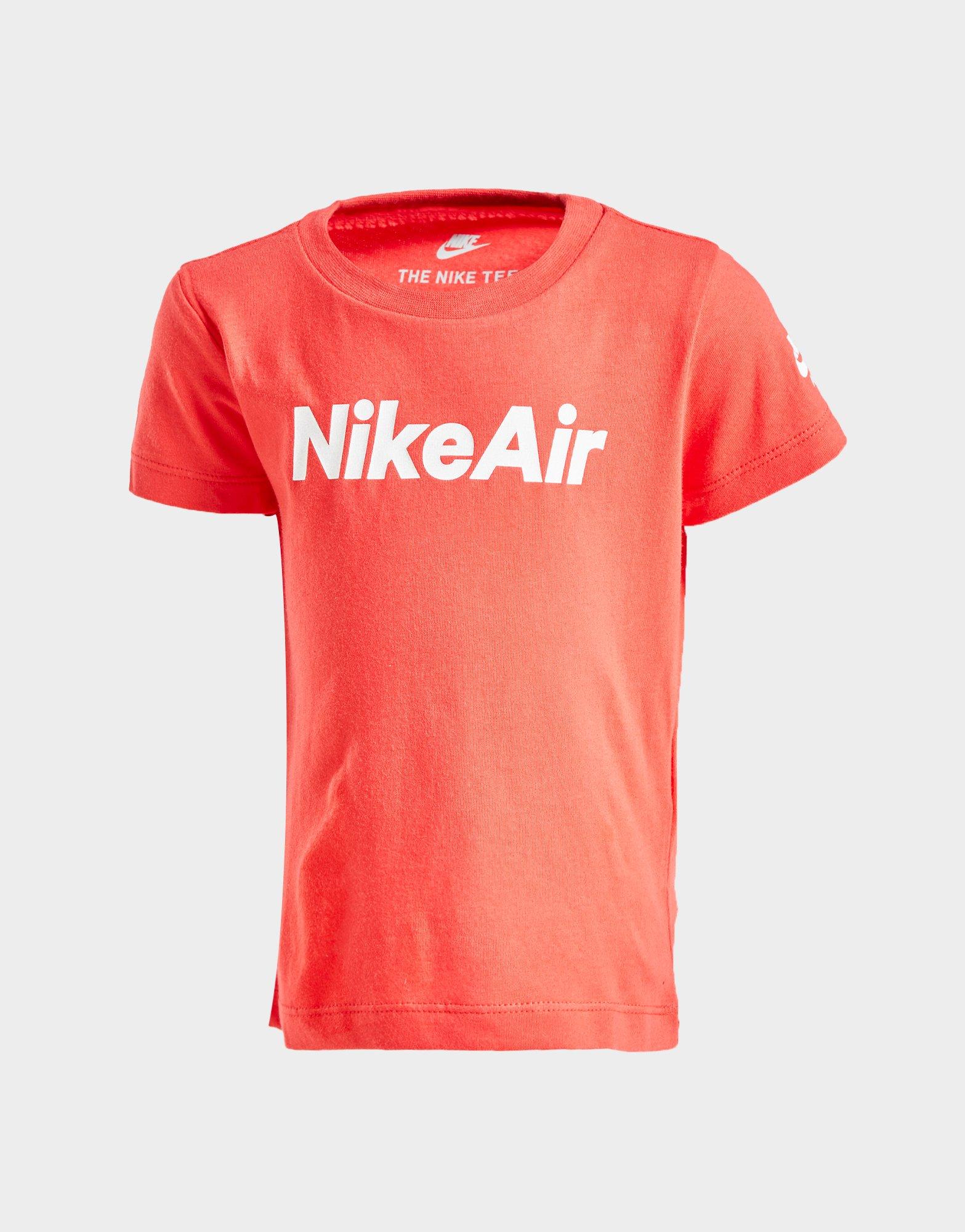 nike air red t shirt