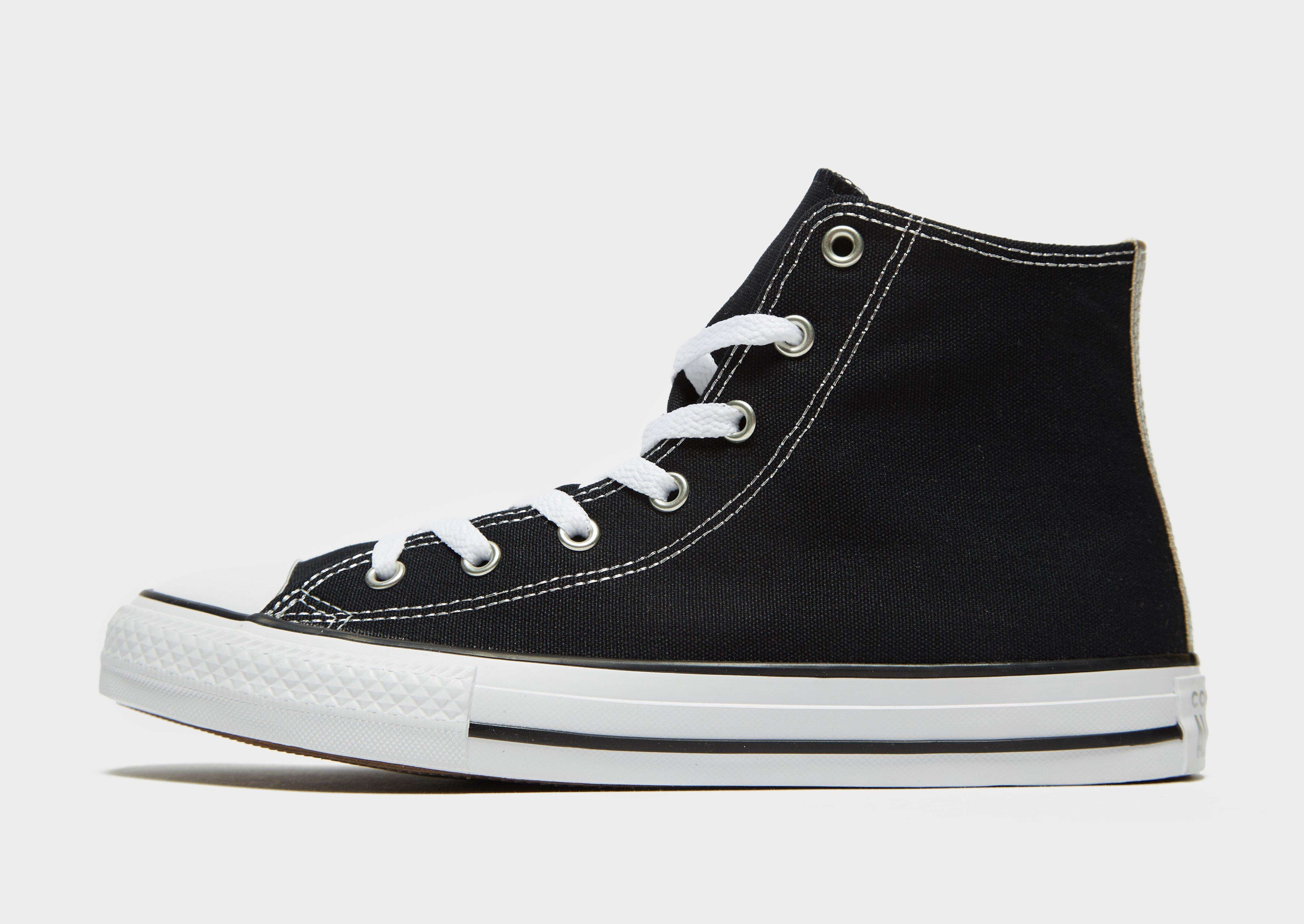 all black high top converse junior