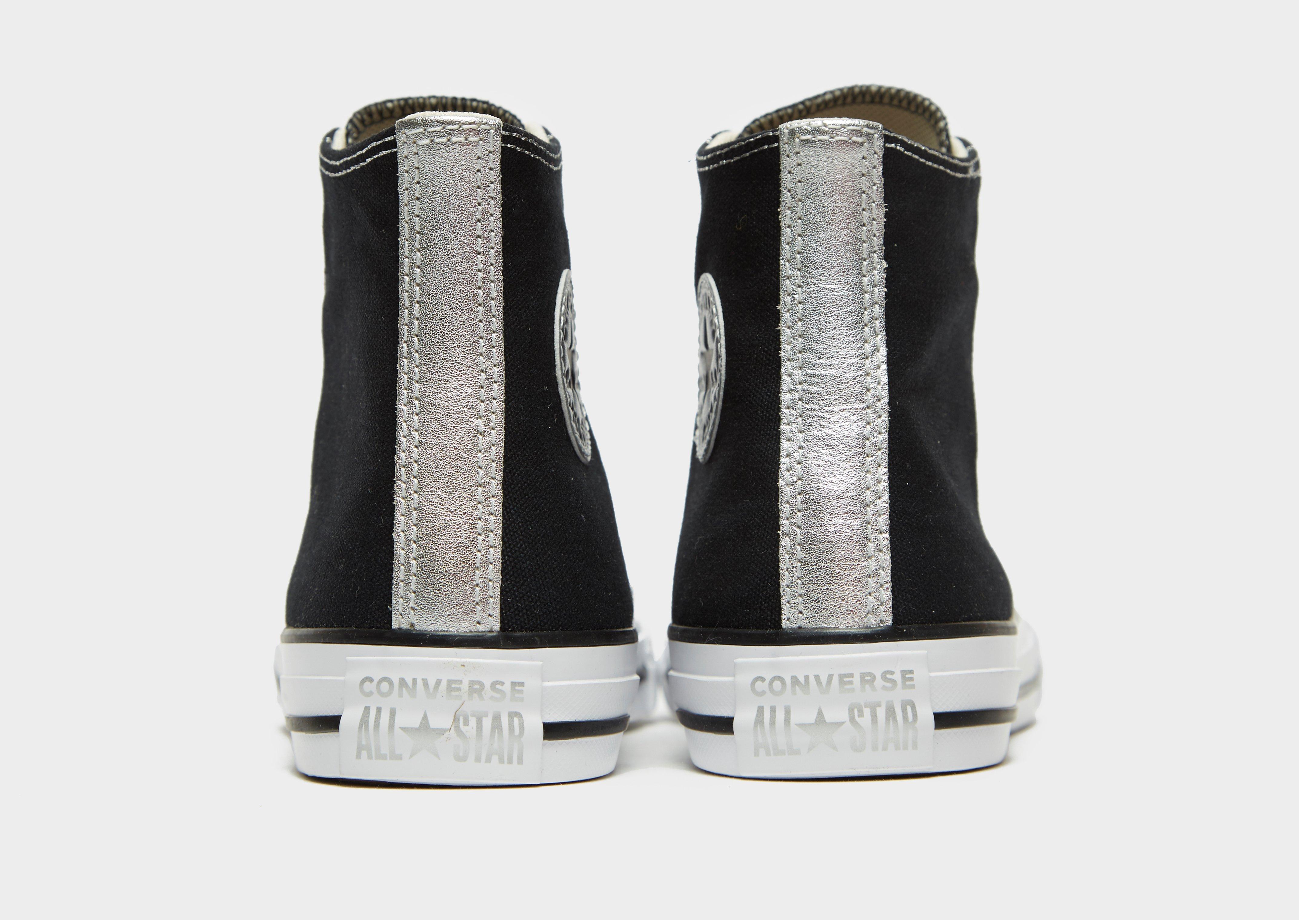 black junior high top converse