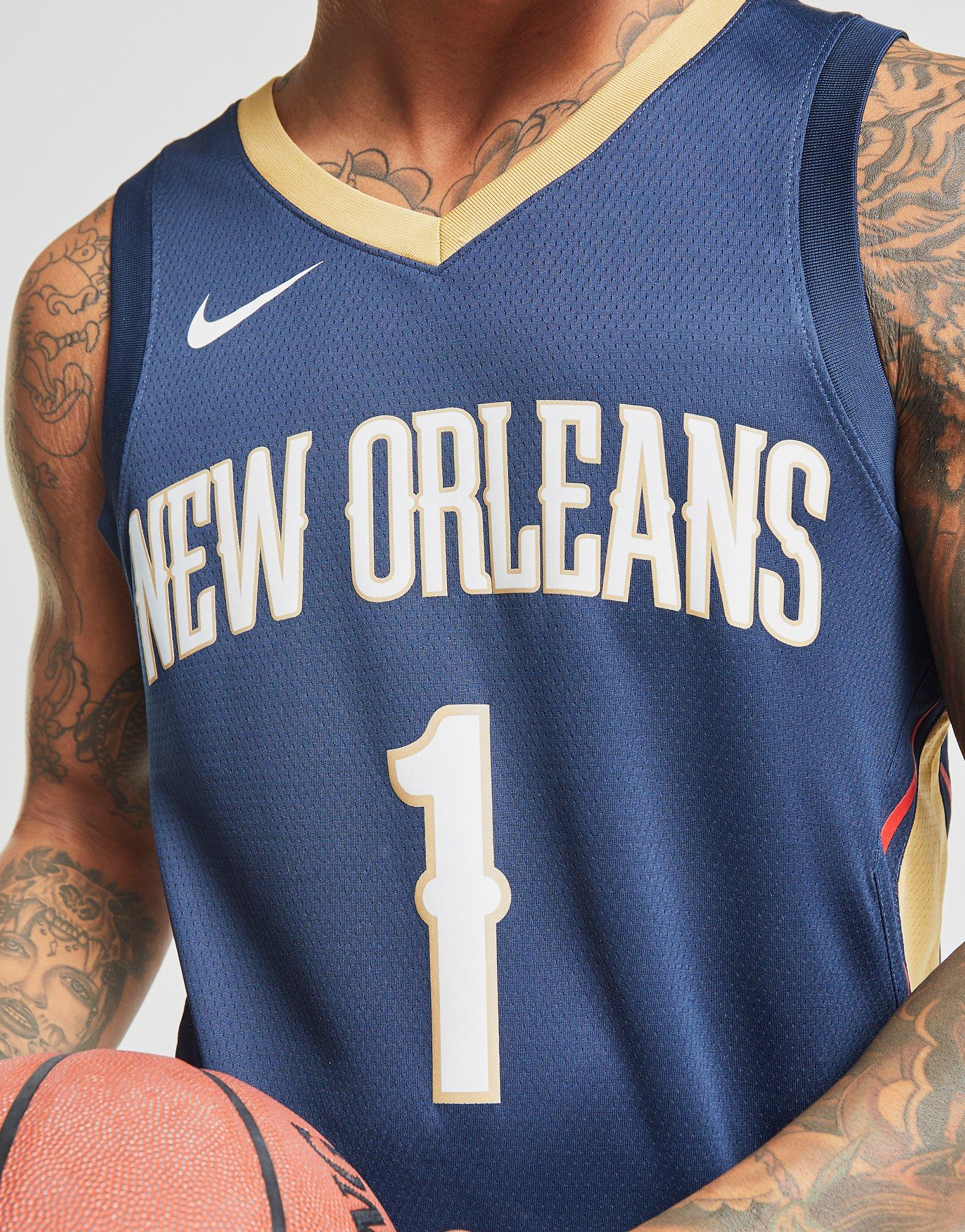 pelicans blue jersey