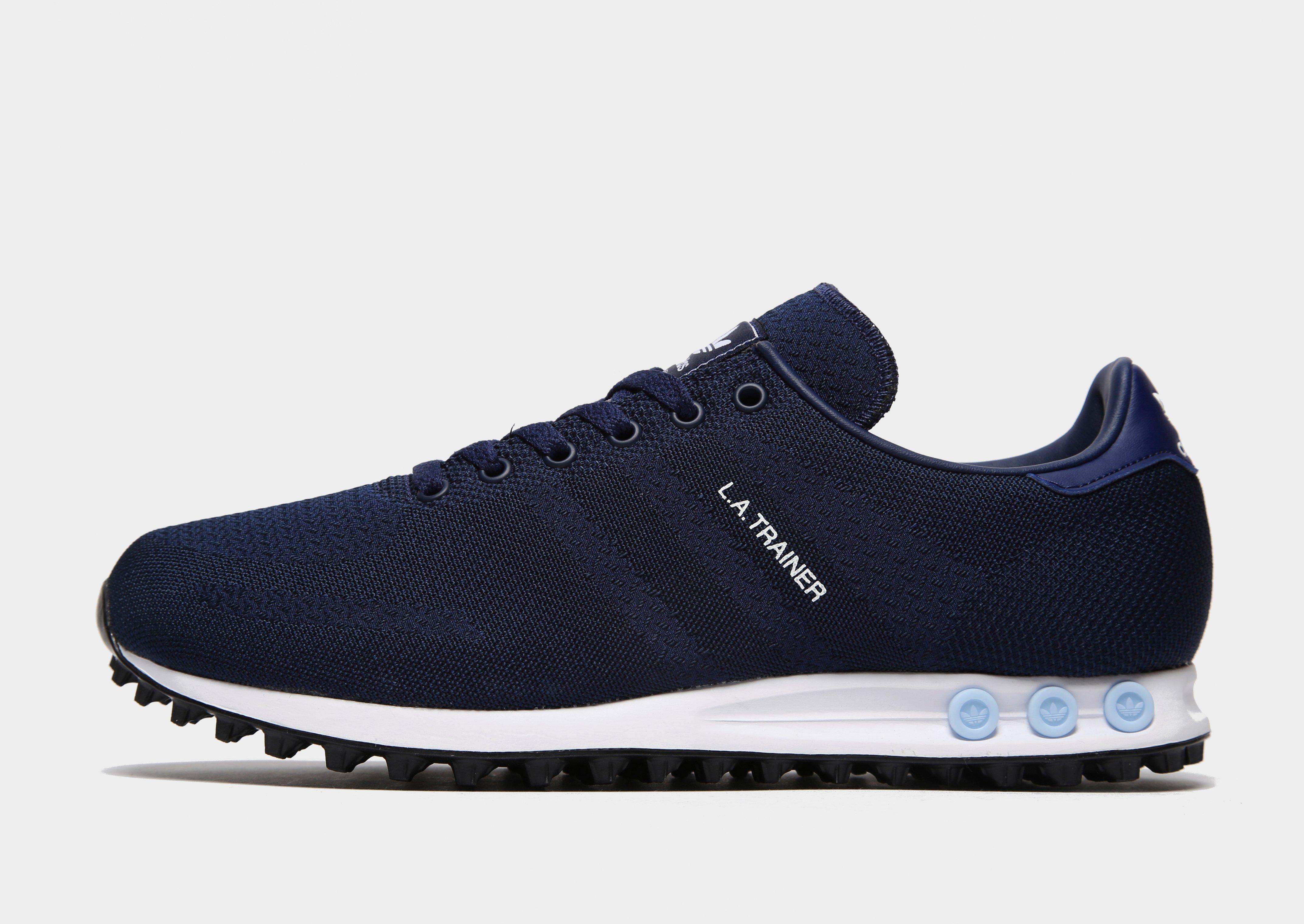 adidas la trainer blue silver