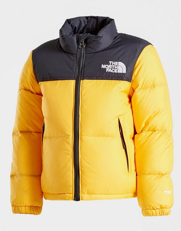 Yellow The North Face Nuptse Jacket Children Jd Sports