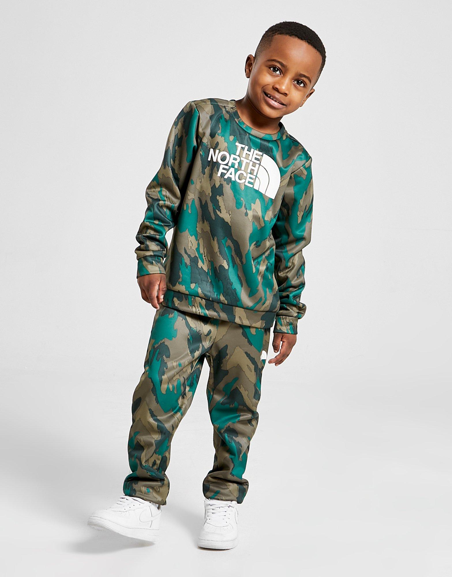 kids north face tracksuit