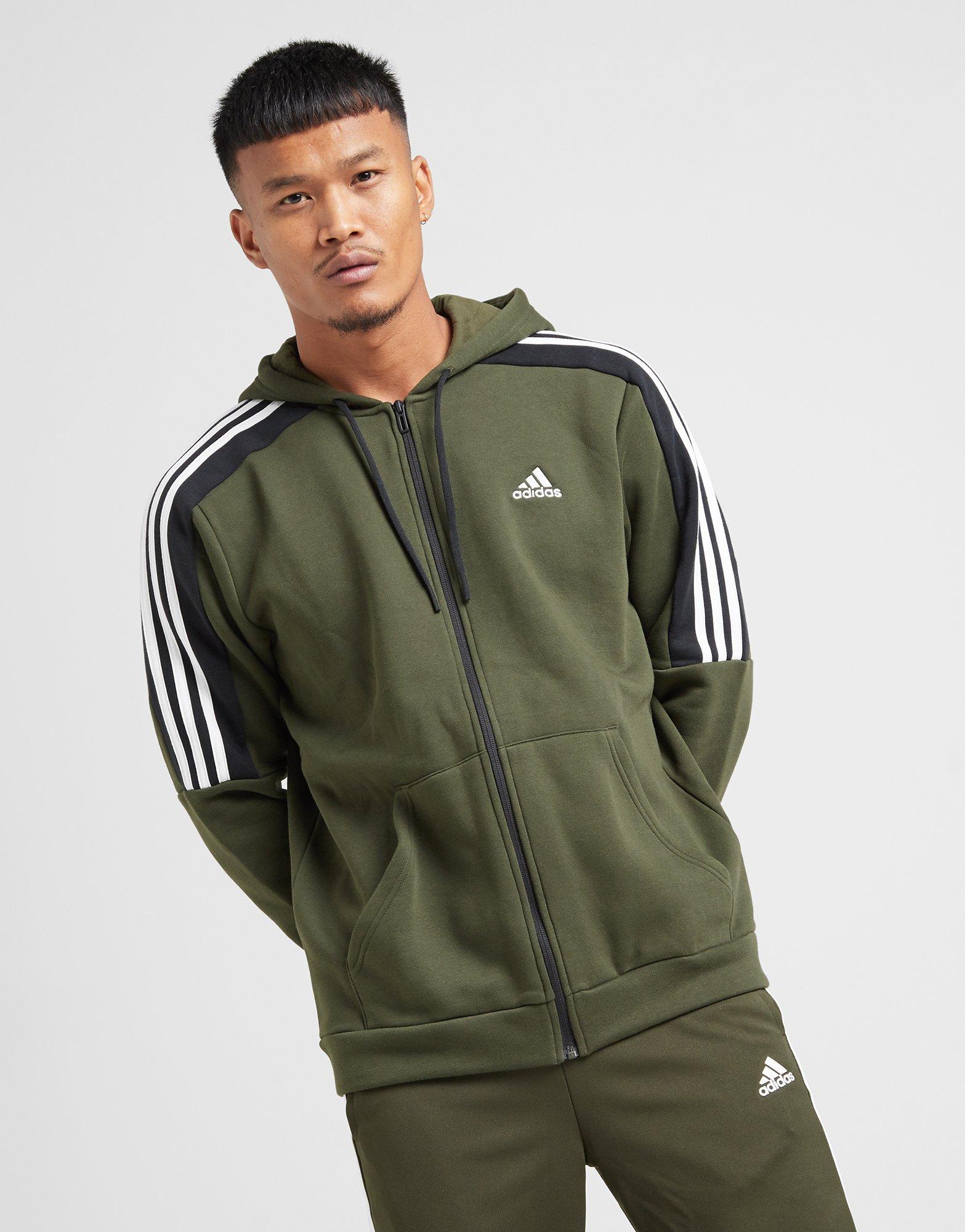 green adidas hoodie