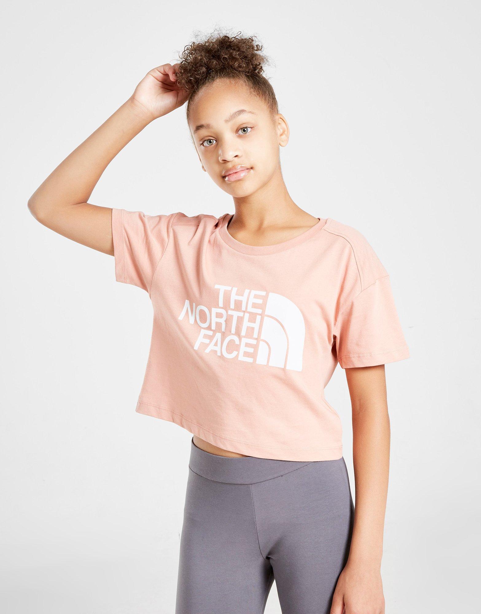 Pink The North Face Girls' Cropped T 