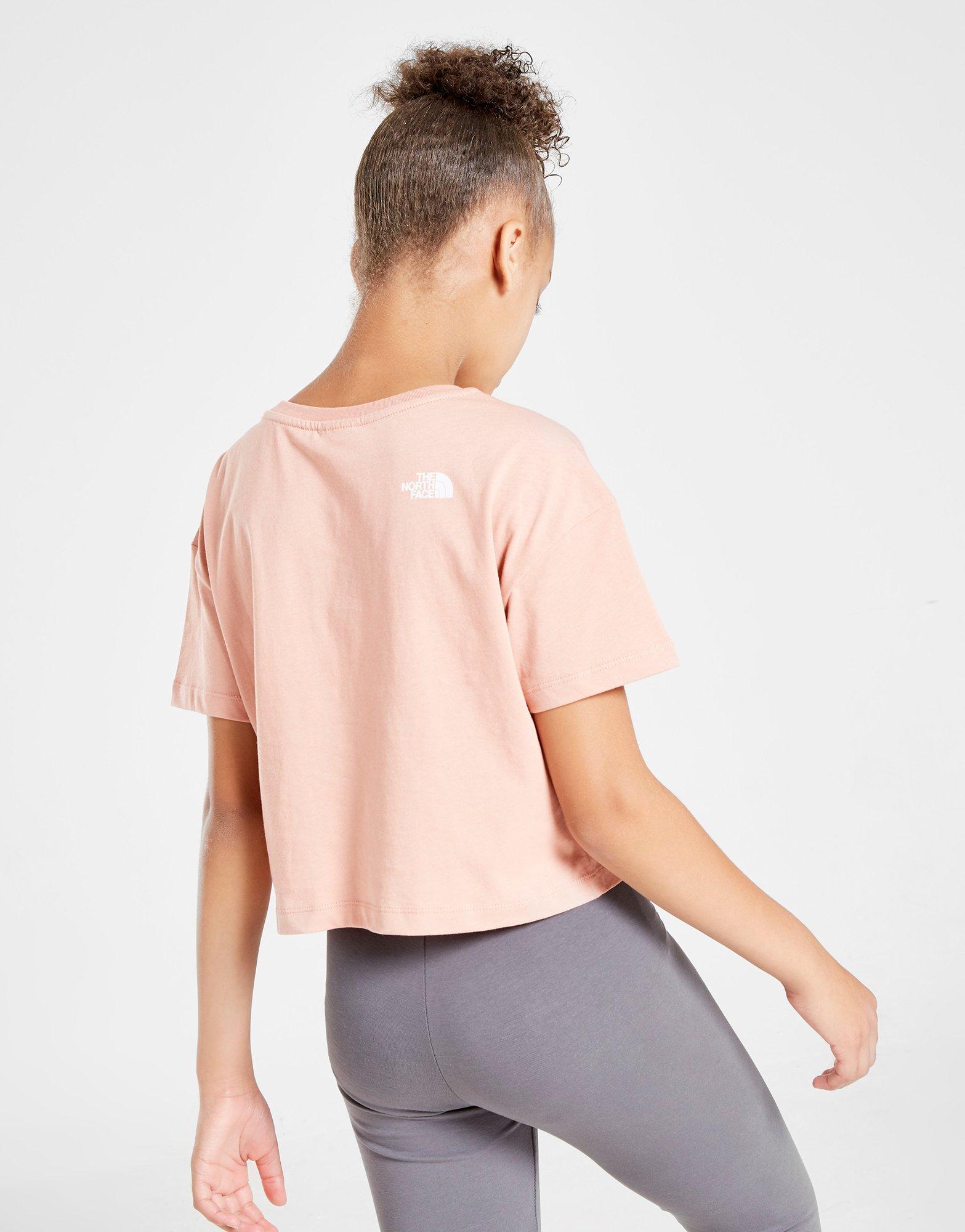 Pink The North Face Girls' Cropped T 