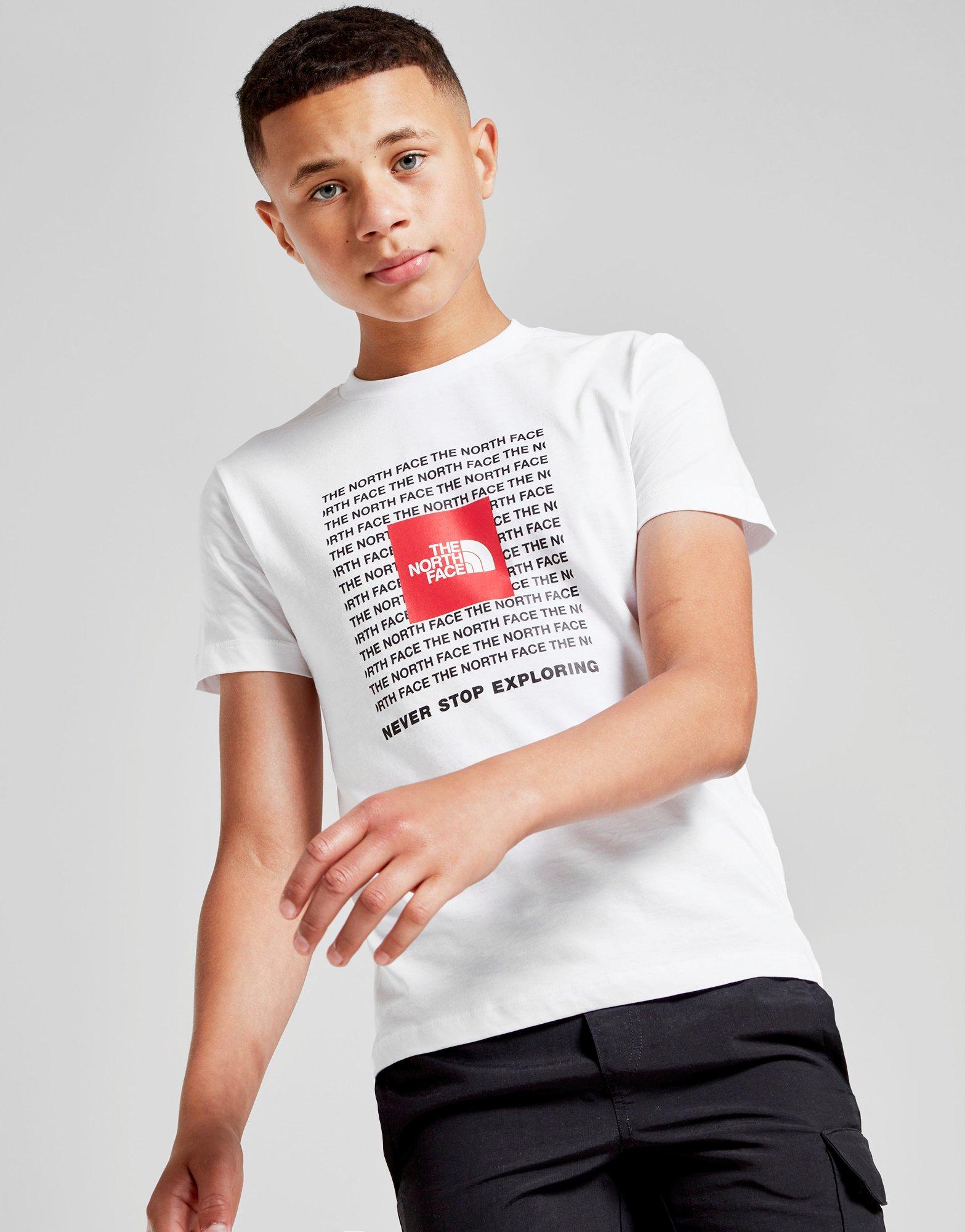 North Face All Over Print T-Shirt Junior