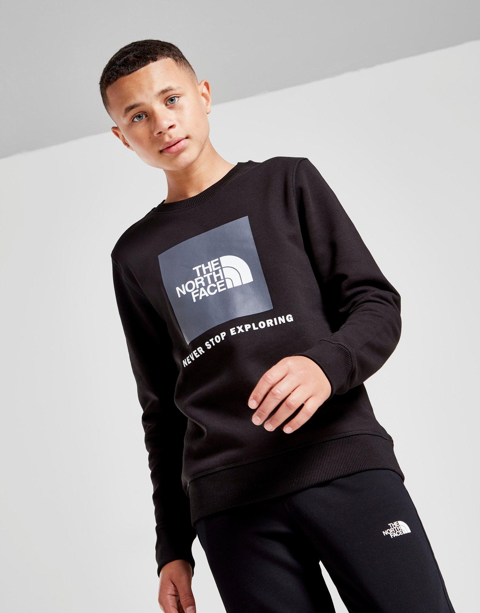 north face crew neck jumper