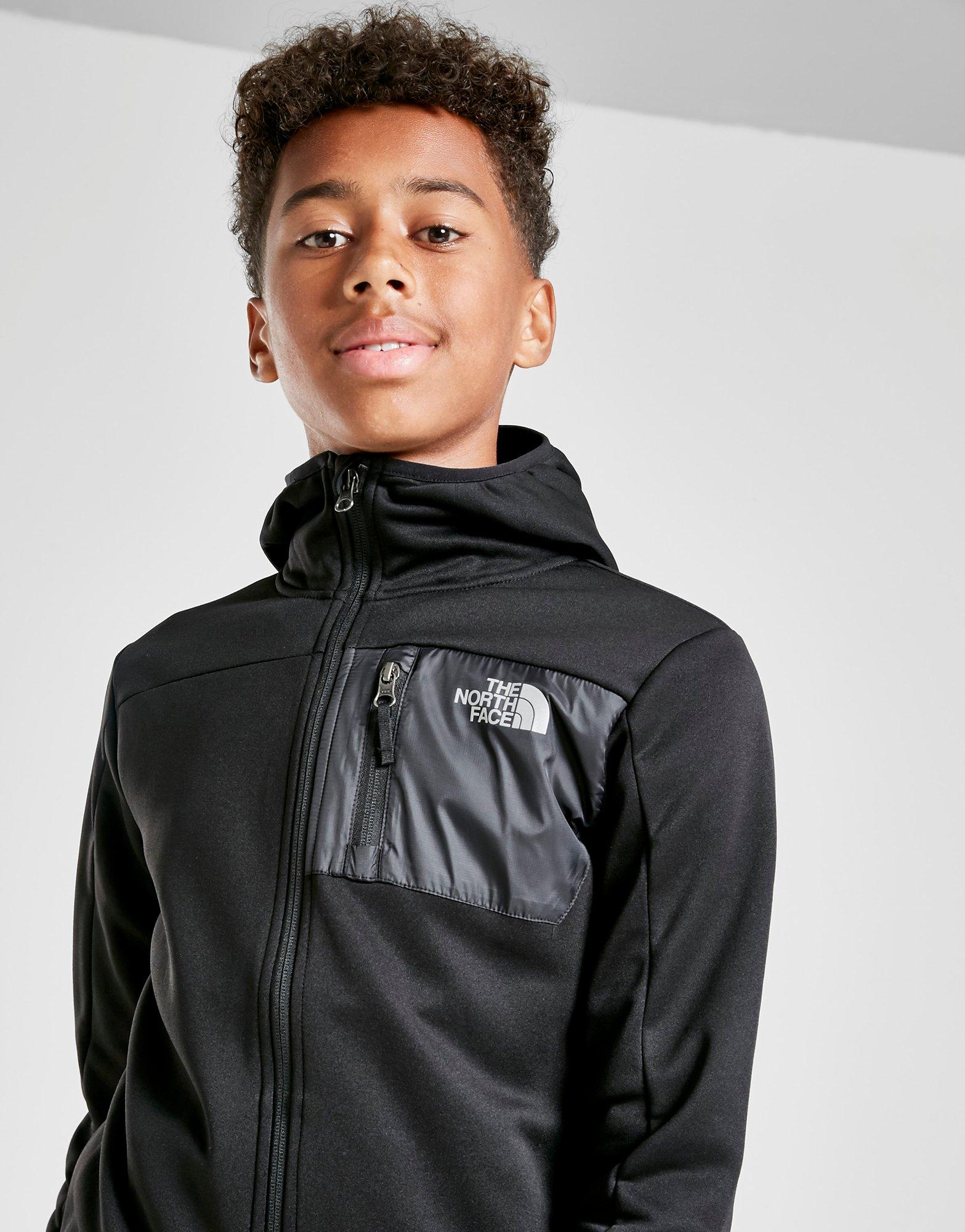 north face black hoodie junior