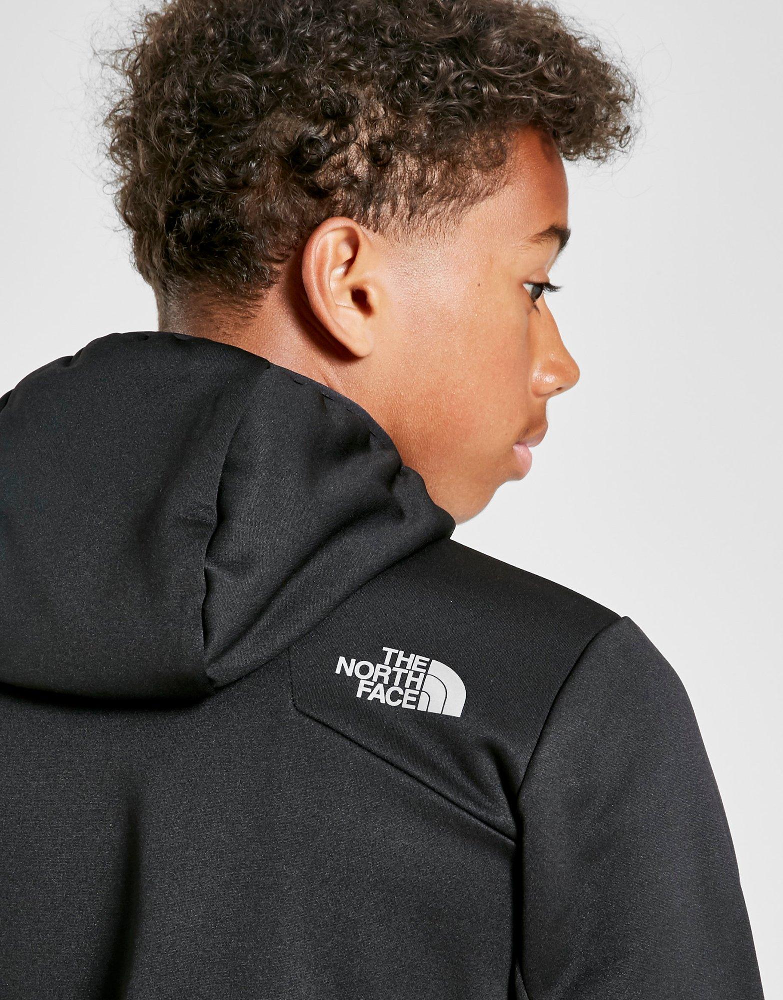 north face black hoodie junior