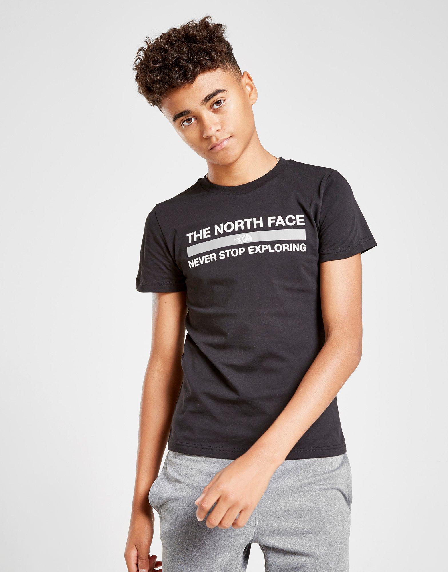 north face t shirt junior