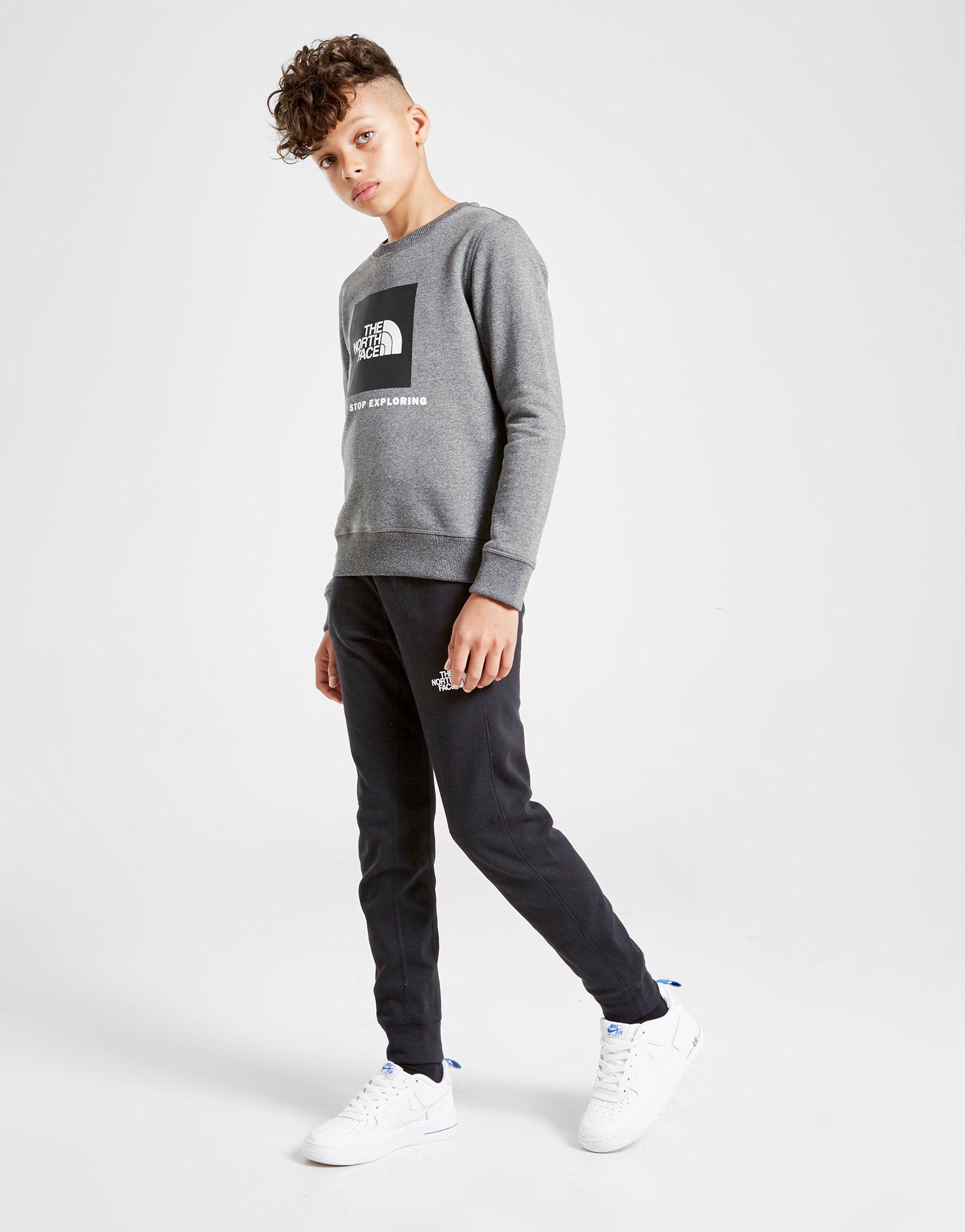 north face box crew sweatshirt