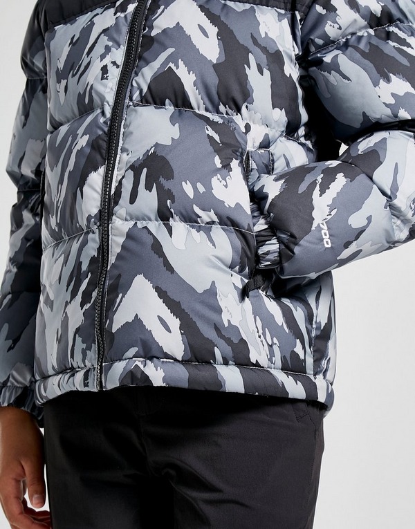 Grey The North Face Nuptse Jacket Junior Jd Sports