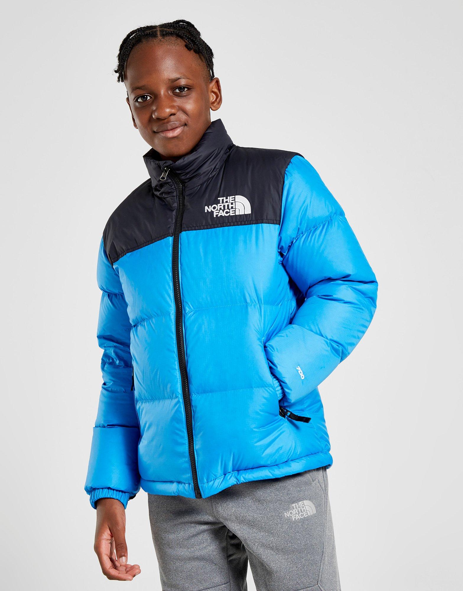 blue north face nuptse