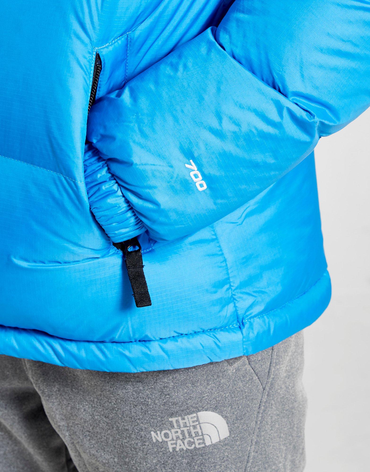 the north face nuptse blue