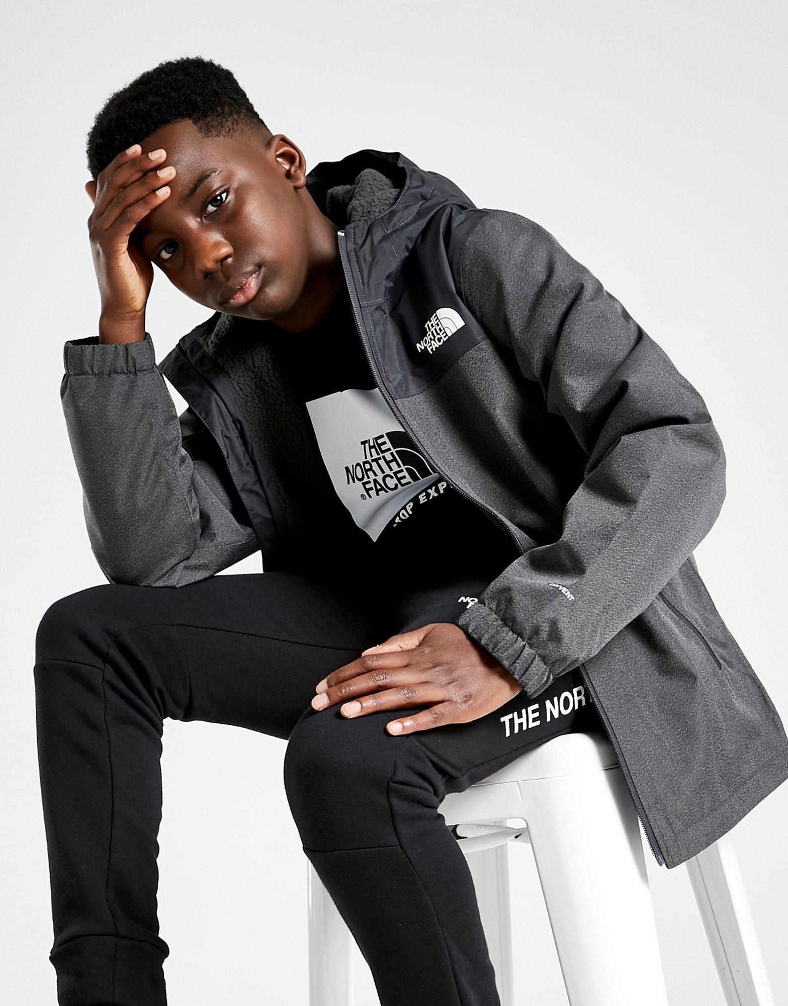the north face junior warm storm jacket black