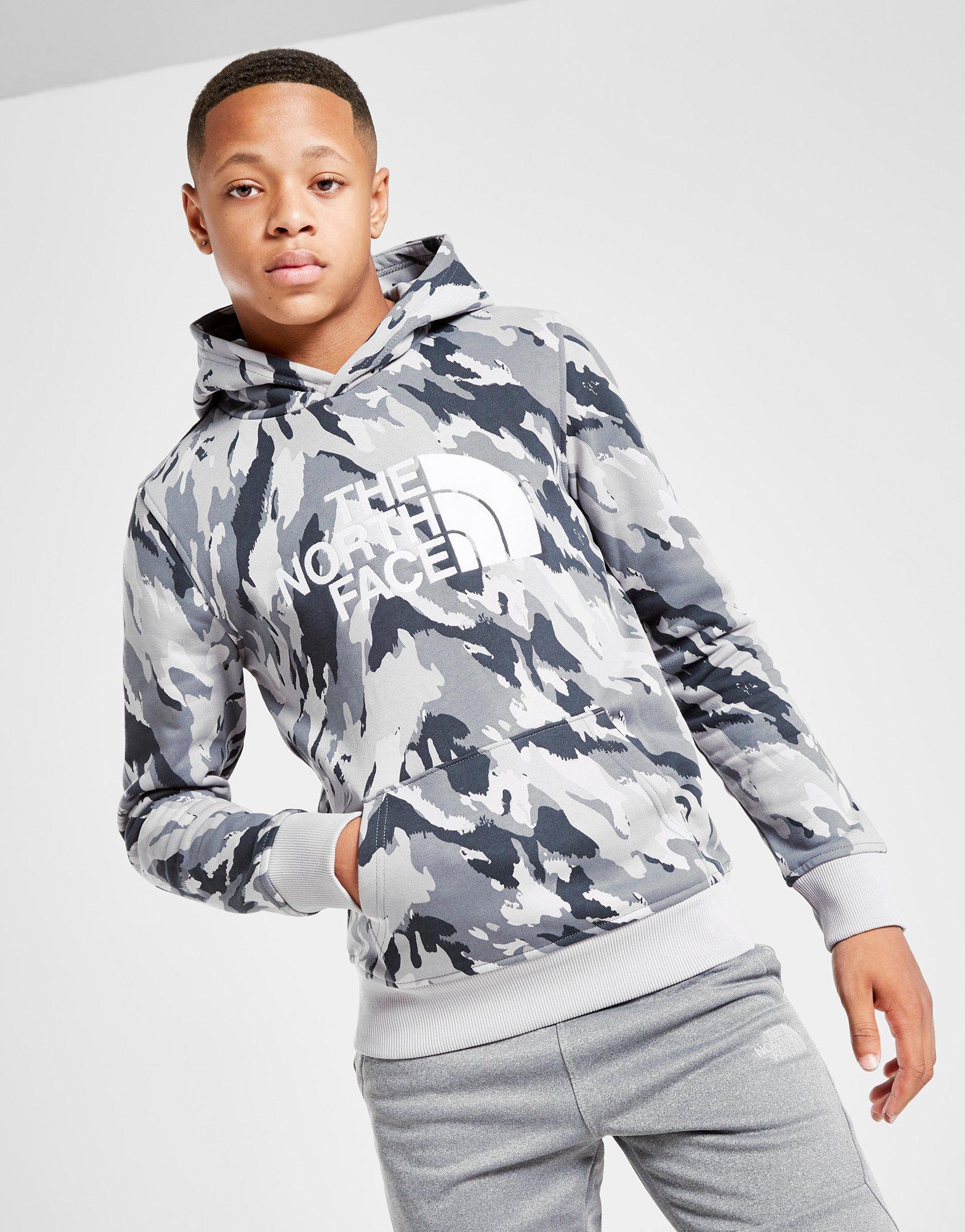 north face drew peak hoodie junior